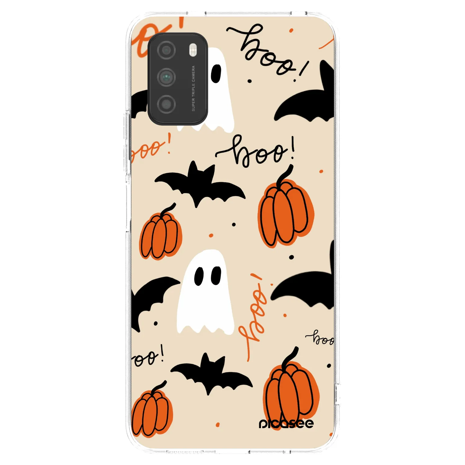 Picasee silikonowe przeźroczyste etui na Xiaomi Poco M3 - Halloween 26