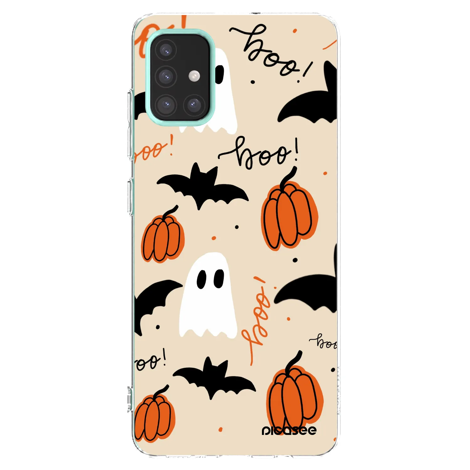 Picasee silikonowe przeźroczyste etui na Samsung Galaxy M31s - Halloween 26