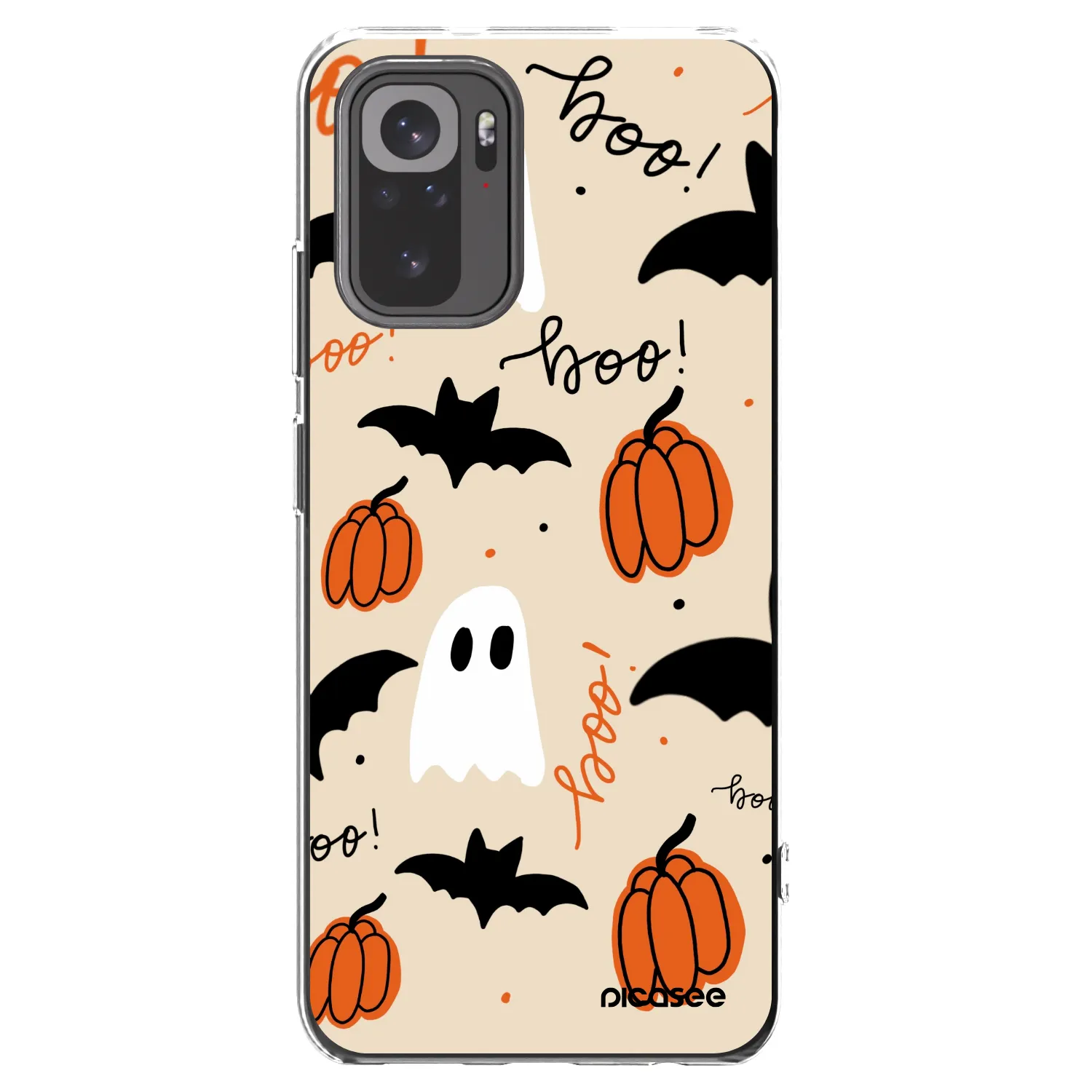Picasee silikonowe przeźroczyste etui na Xiaomi Redmi Note 10S - Halloween 26