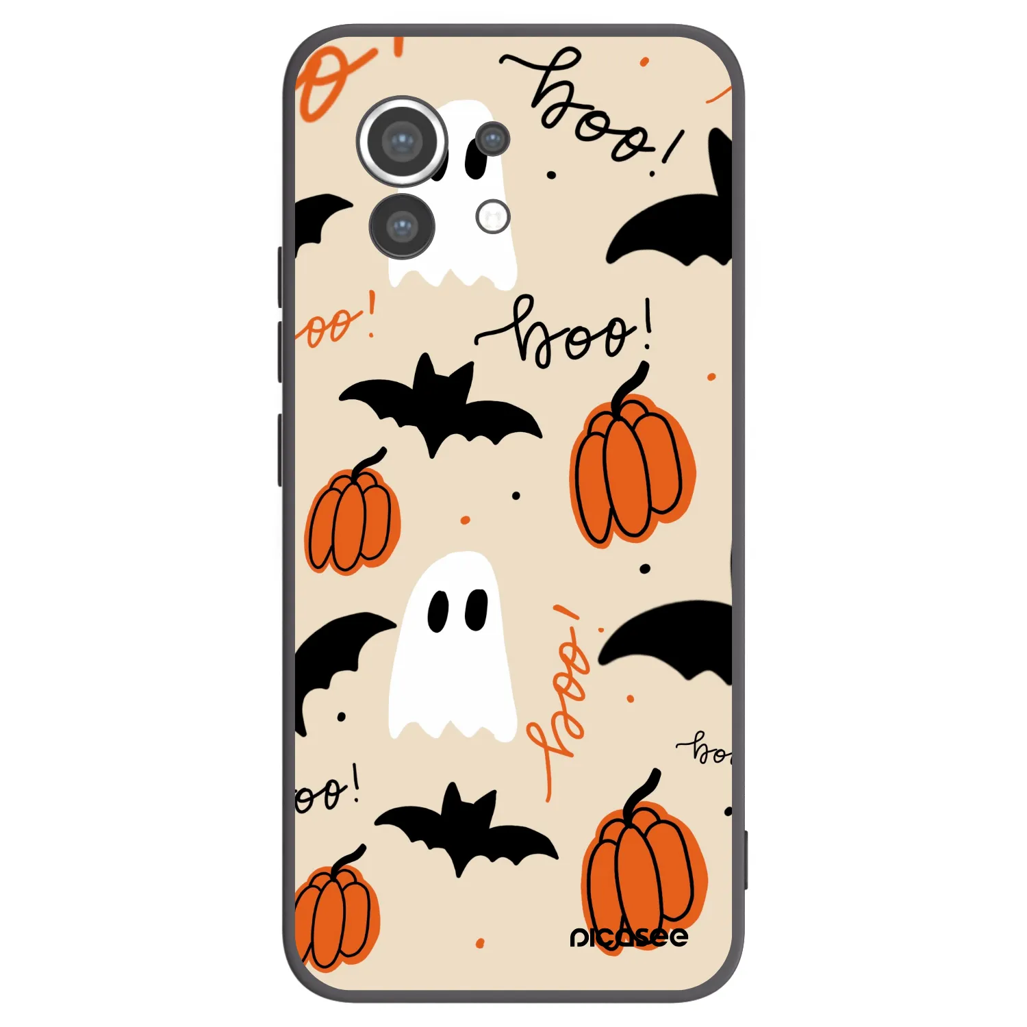 Picasee silikonowe czarne etui na Xiaomi Mi 11 - Halloween 26
