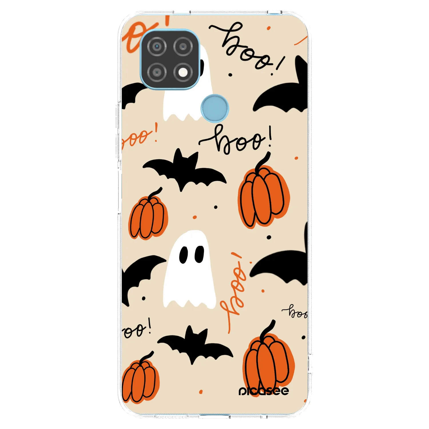 Picasee silikonowe przeźroczyste etui na Realme C21 - Halloween 26