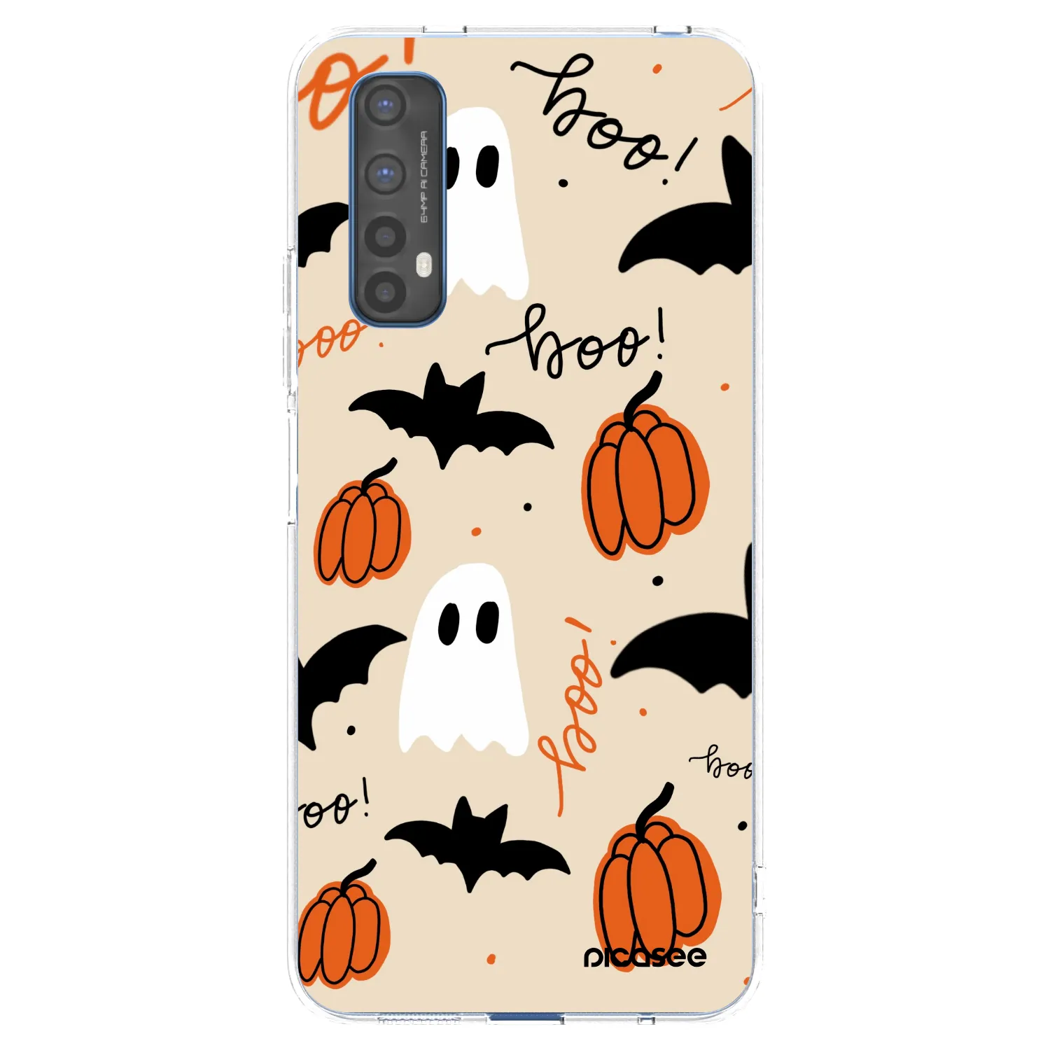 Picasee silikonowe przeźroczyste etui na Realme 7 - Halloween 26