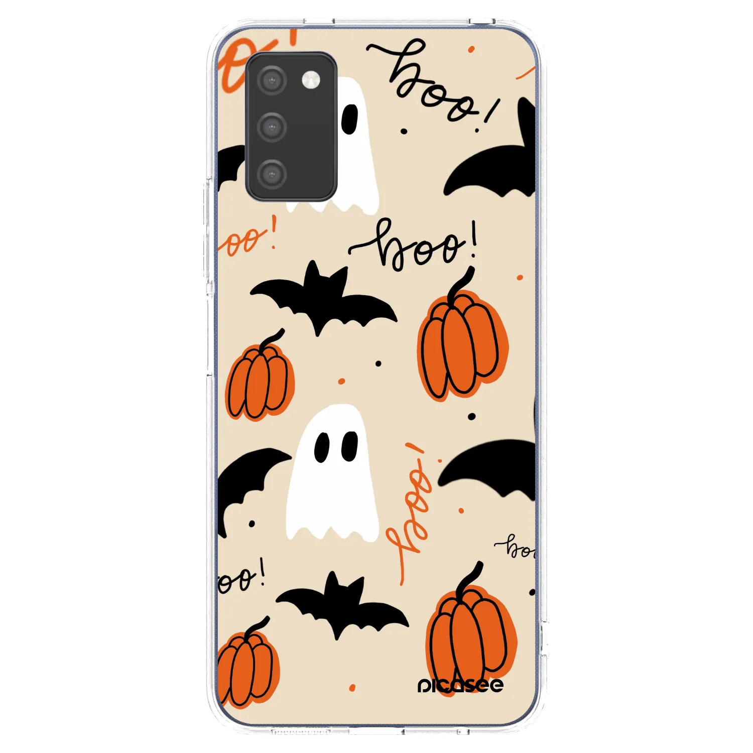 Picasee silikonowe przeźroczyste etui na Samsung Galaxy A03s A037G - Halloween 26