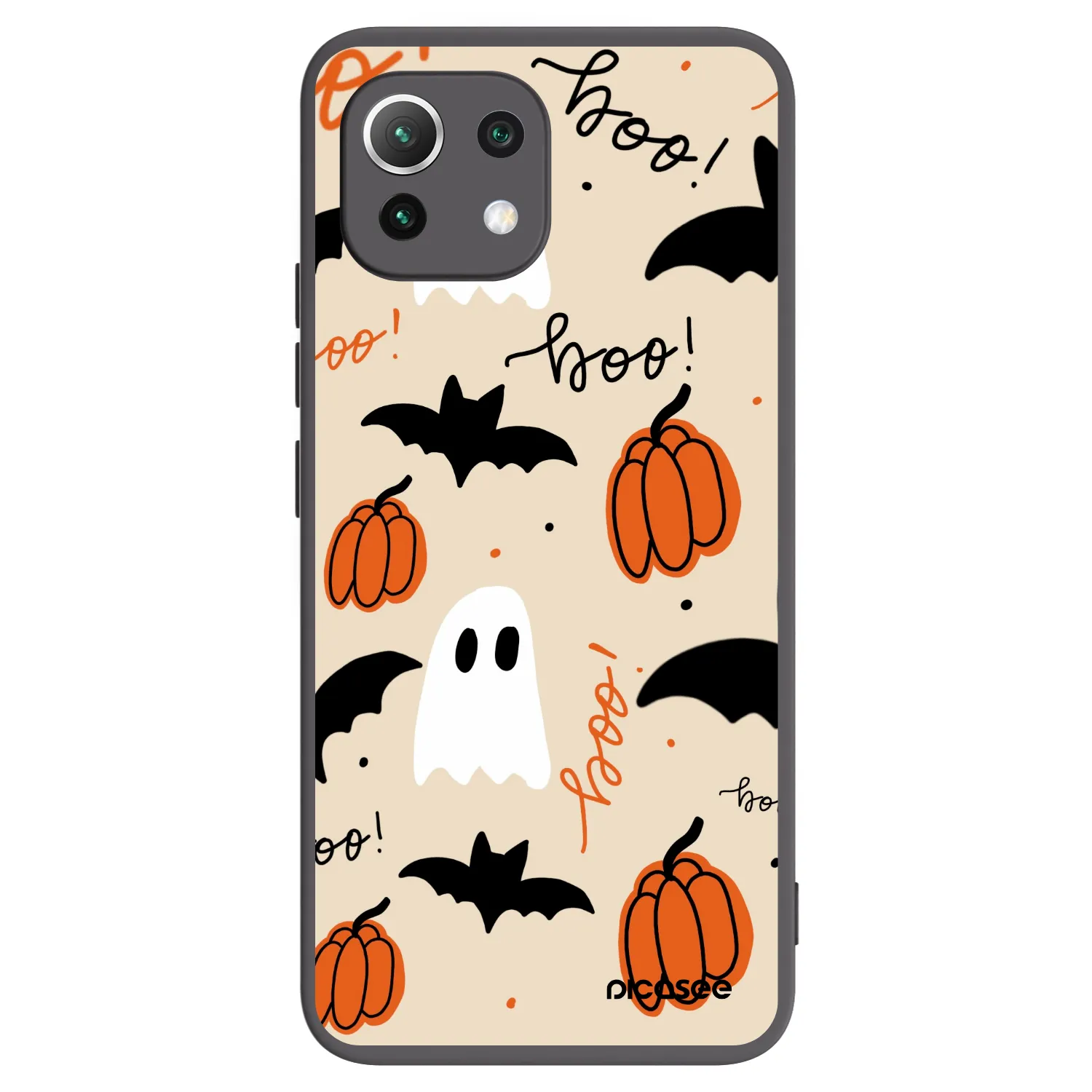 Picasee silikonowe czarne etui na Xiaomi 11 Lite 5G NE - Halloween 26
