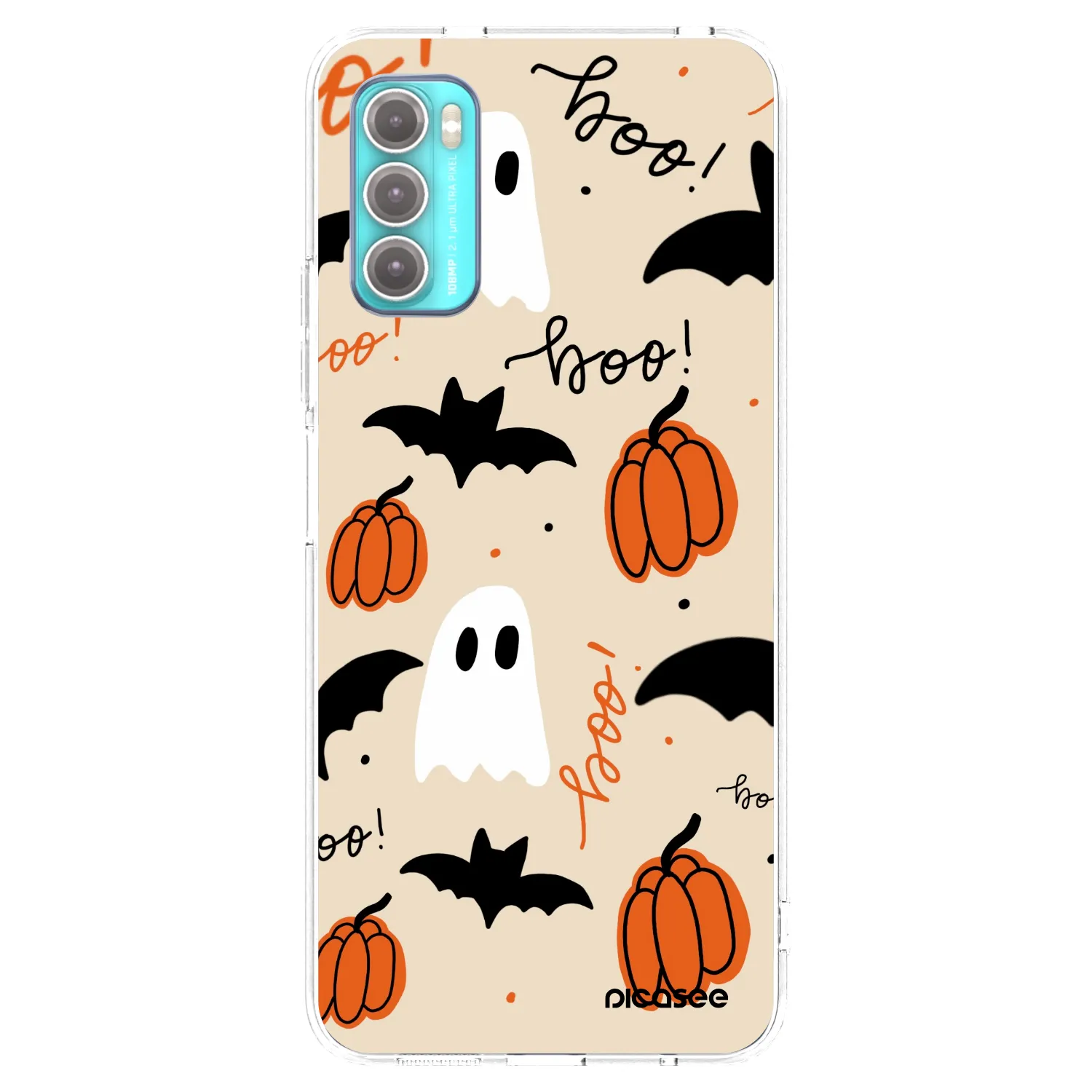 Picasee silikonowe przeźroczyste etui na Motorola Moto G60 - Halloween 26