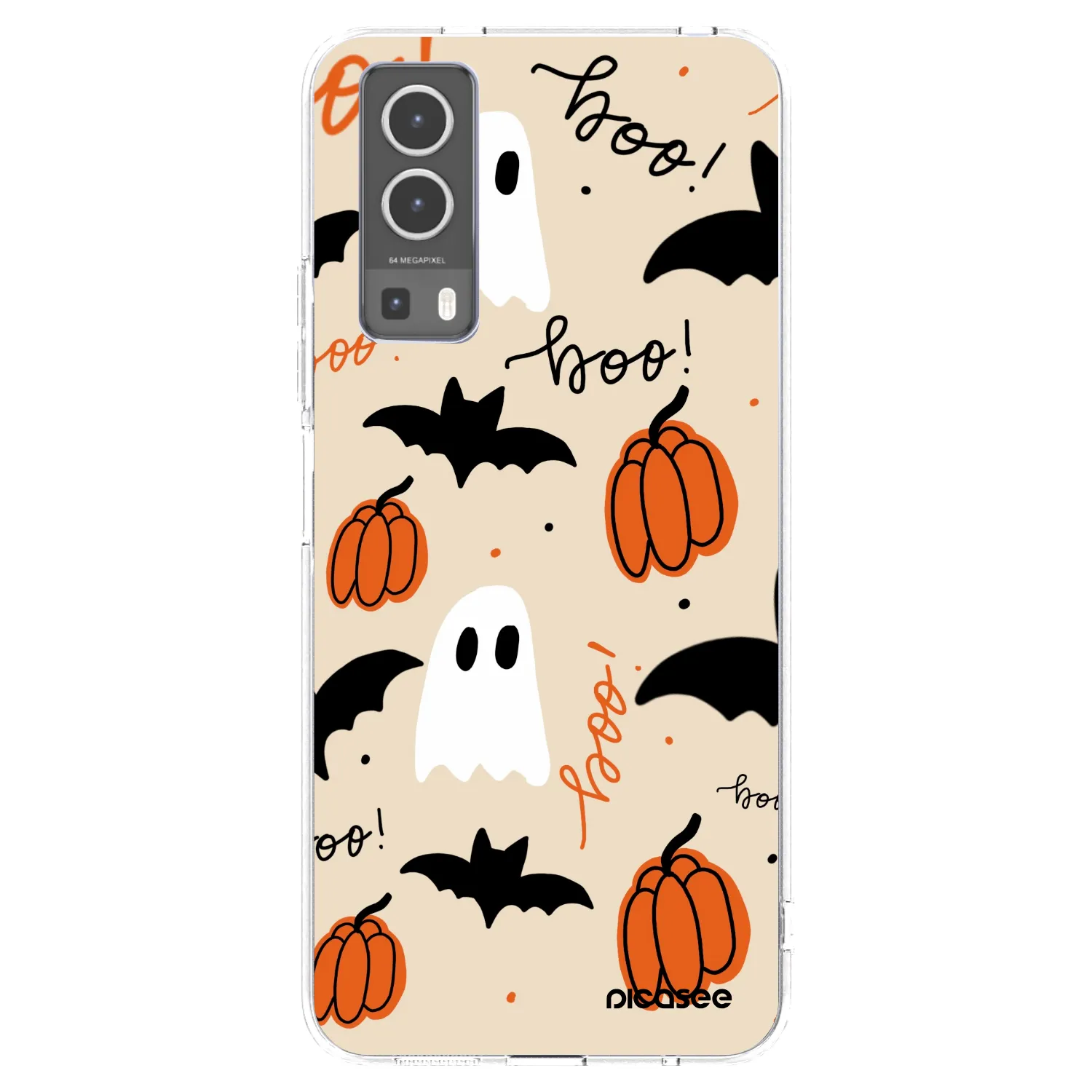 Picasee silikonowe przeźroczyste etui na Vivo Y72 5G - Halloween 26