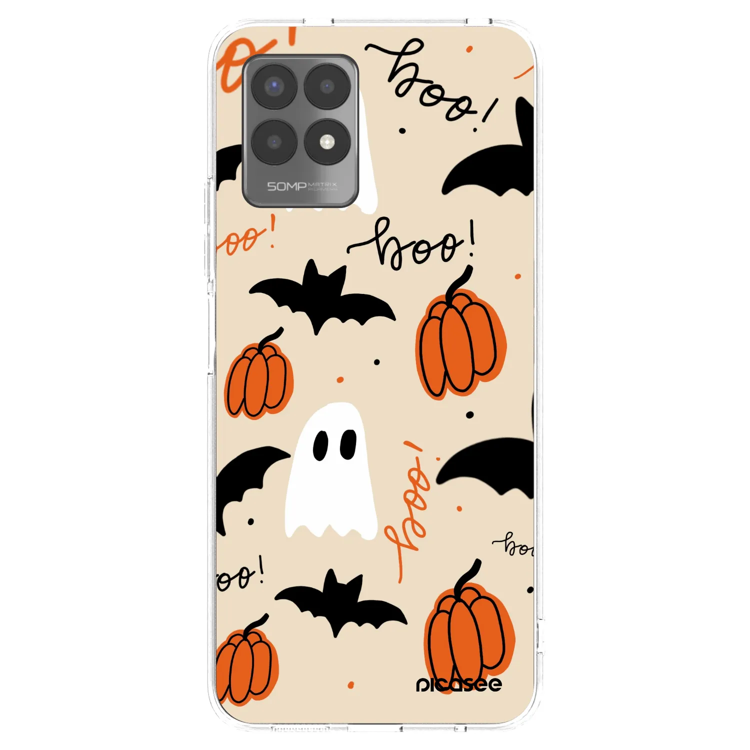 Picasee silikonowe przeźroczyste etui na Realme 8i - Halloween 26