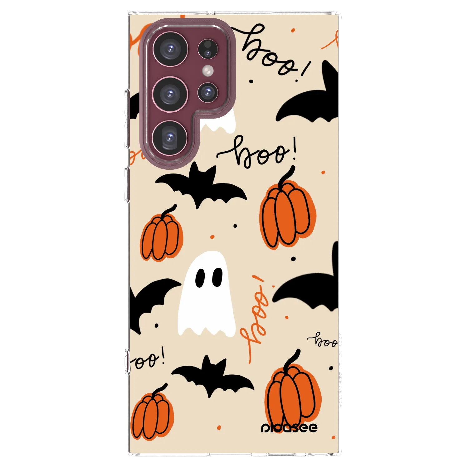 Picasee silikonowe przeźroczyste etui na Samsung Galaxy S22 Ultra 5G - Halloween 26