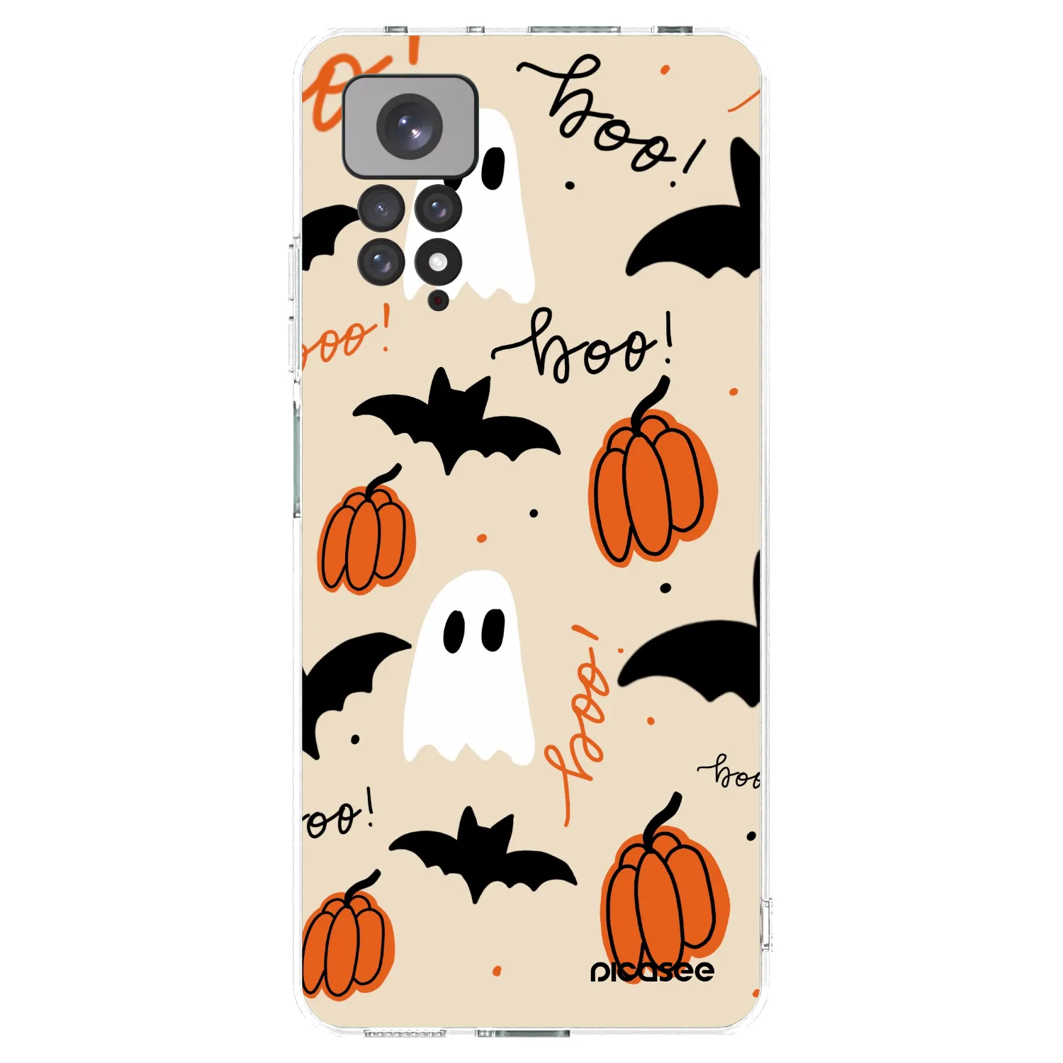 Picasee silikonowe przeźroczyste etui na Xiaomi Redmi Note 11 - Halloween 26