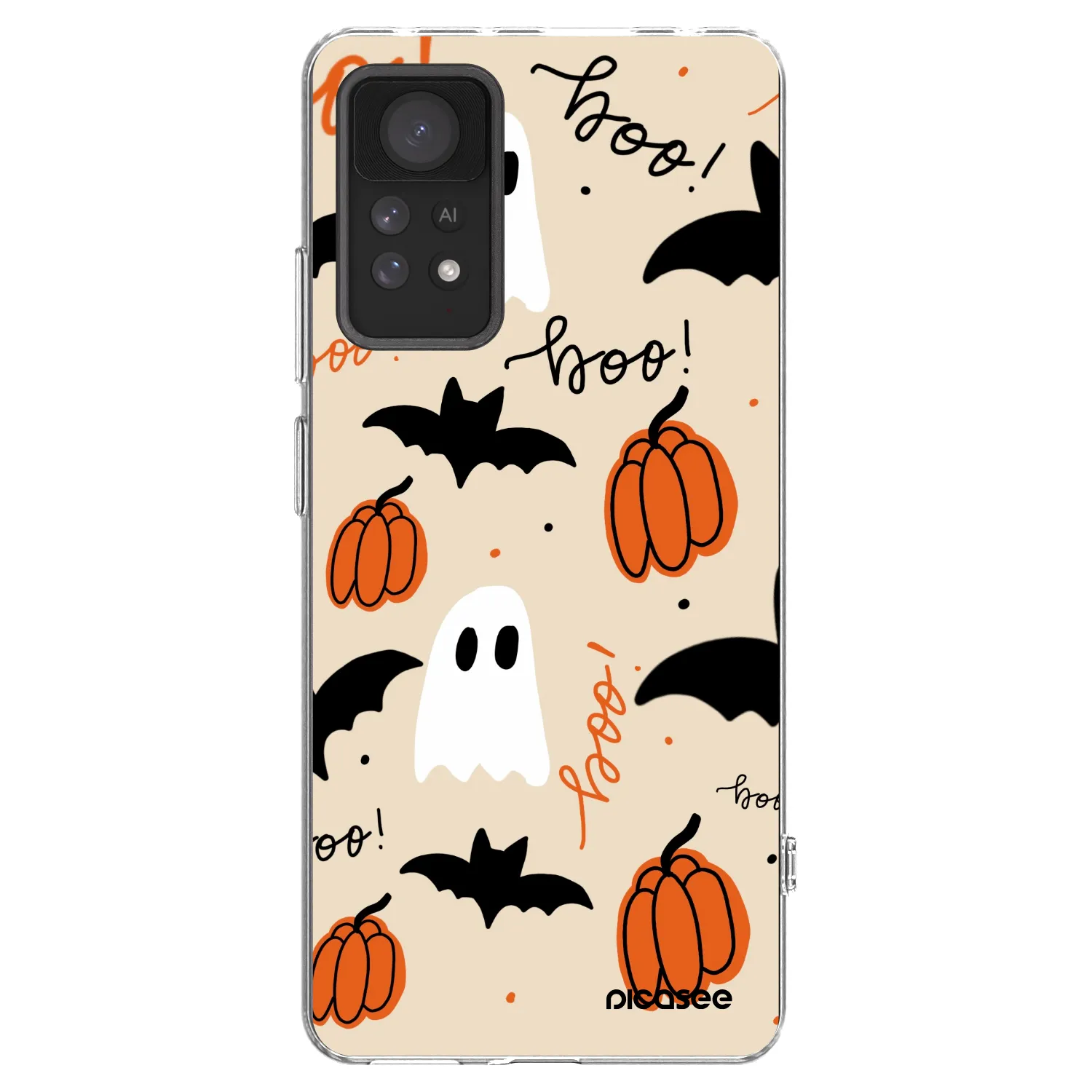 Picasee silikonowe przeźroczyste etui na Xiaomi Redmi Note 11 Pro 5G - Halloween 26