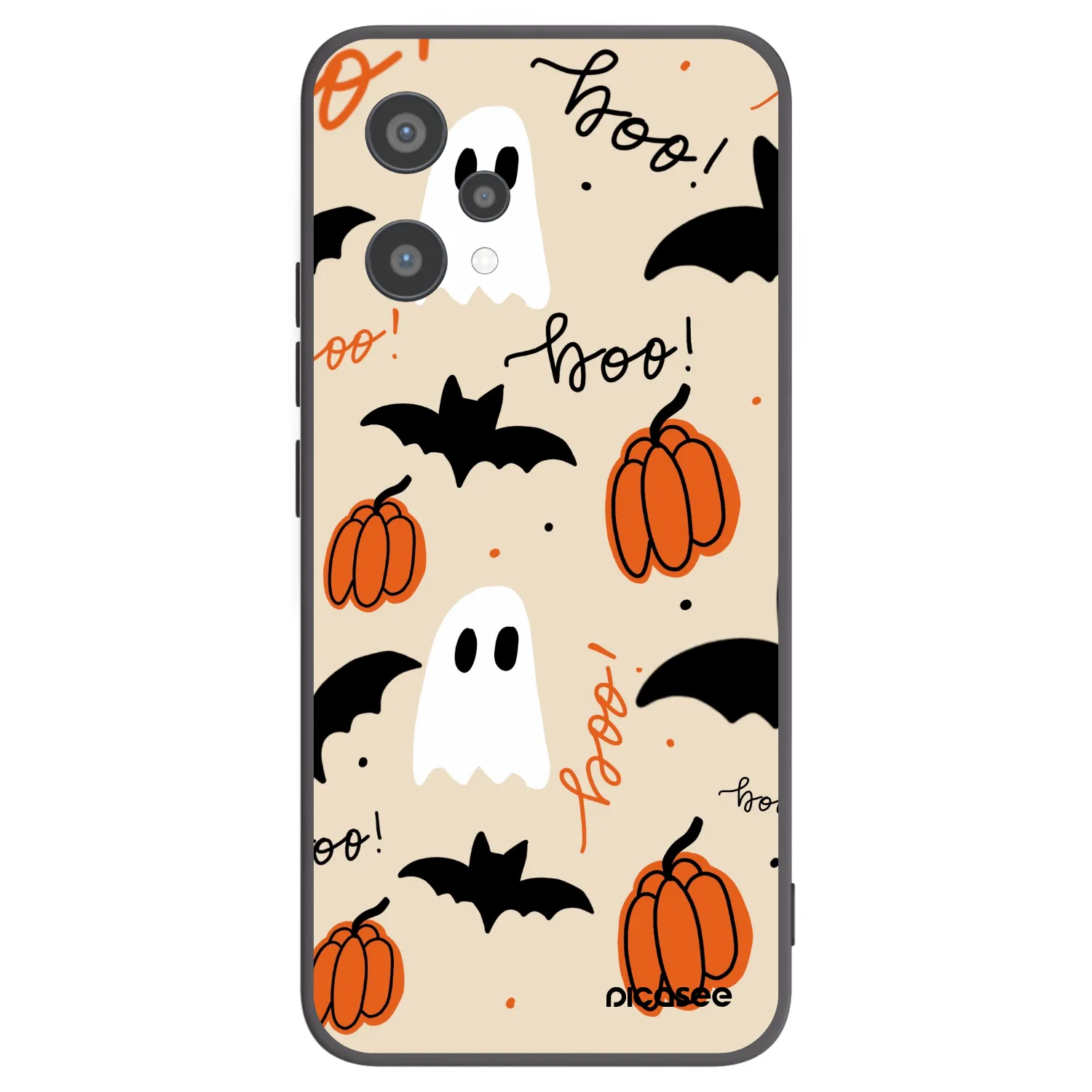 Picasee silikonowe czarne etui na Realme 9 Pro 5G - Halloween 26