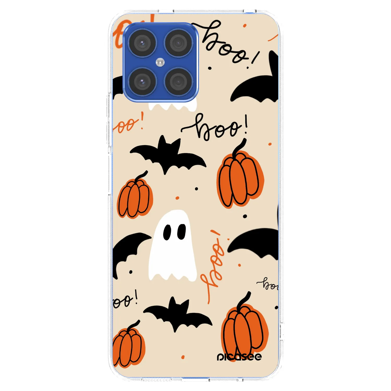 Picasee silikonowe przeźroczyste etui na Honor X8 4G - Halloween 26