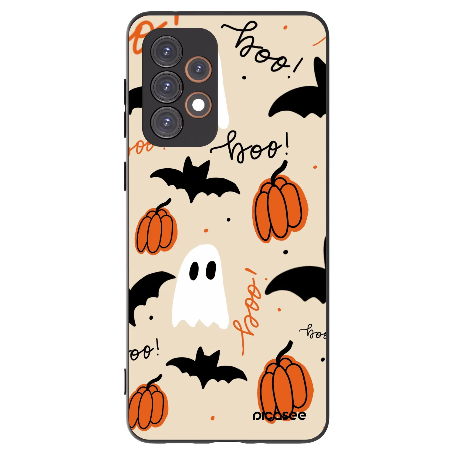 Picasee silikonowe czarne etui na Samsung Galaxy A33 5G A336 - Halloween 26