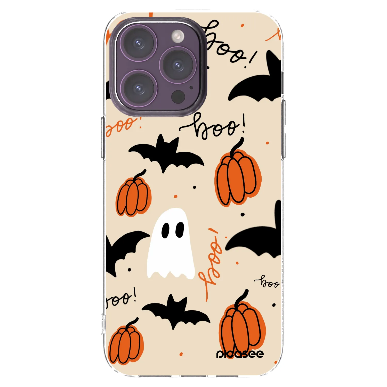 Picasee silikonowe przeźroczyste etui na Apple iPhone 14 Pro Max - Halloween 26