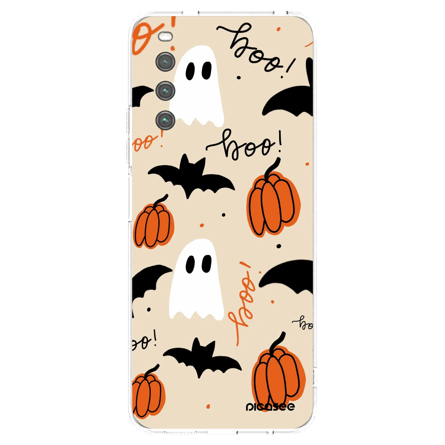 Picasee silikonowe przeźroczyste etui na Sony Xperia 10 IV 5G - Halloween 26