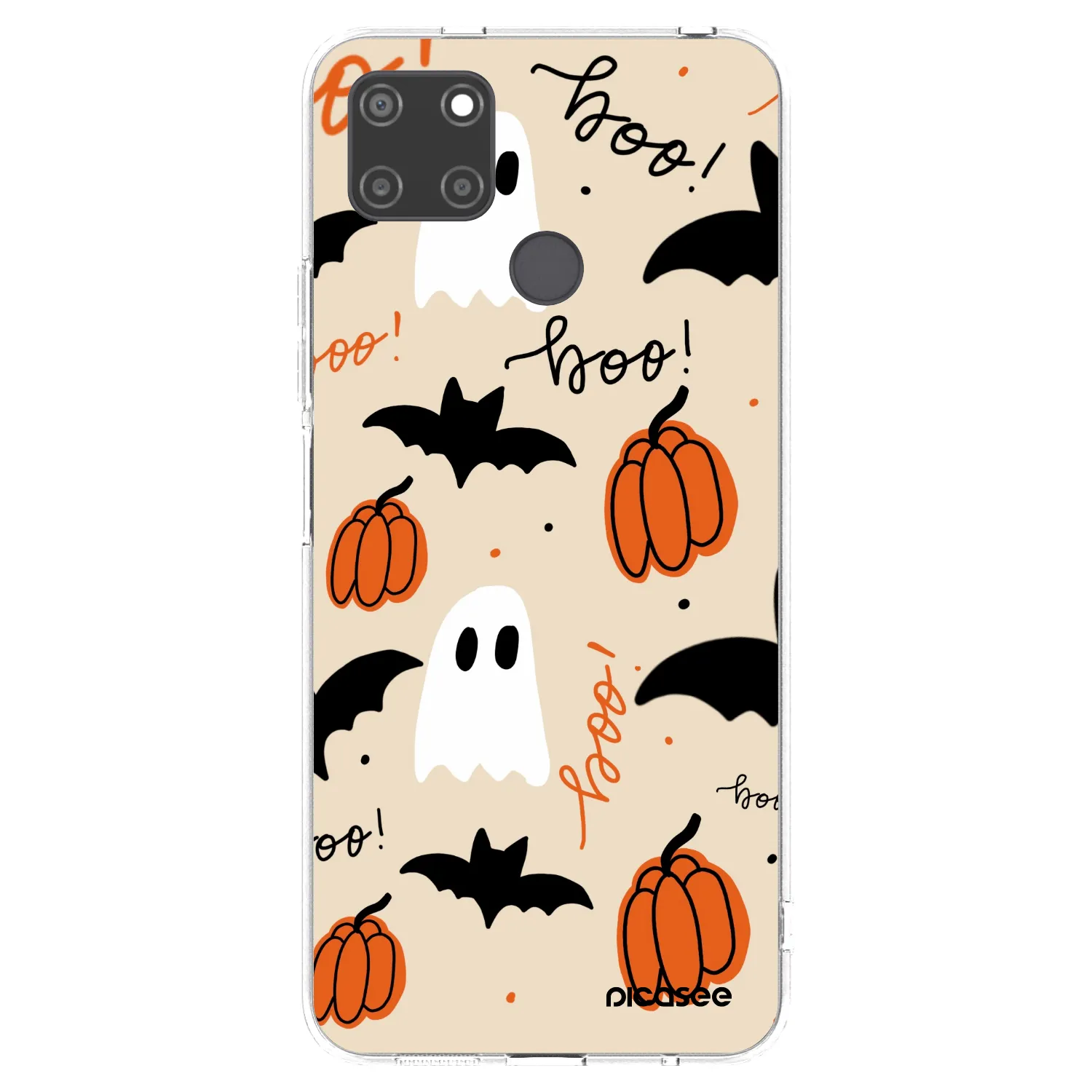Picasee silikonowe przeźroczyste etui na Realme C21Y - Halloween 26