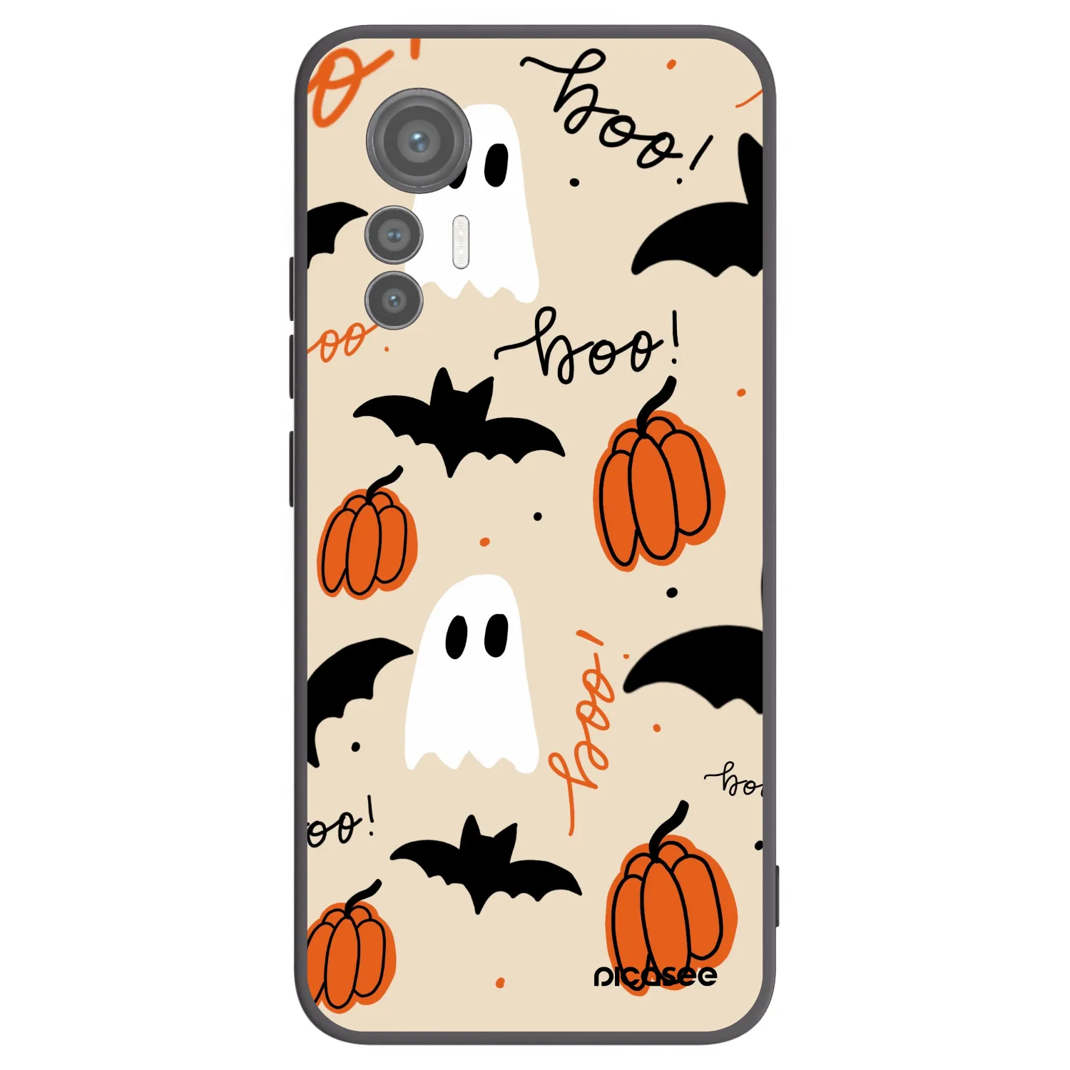 Picasee silikonowe czarne etui na Xiaomi 12 Lite - Halloween 26