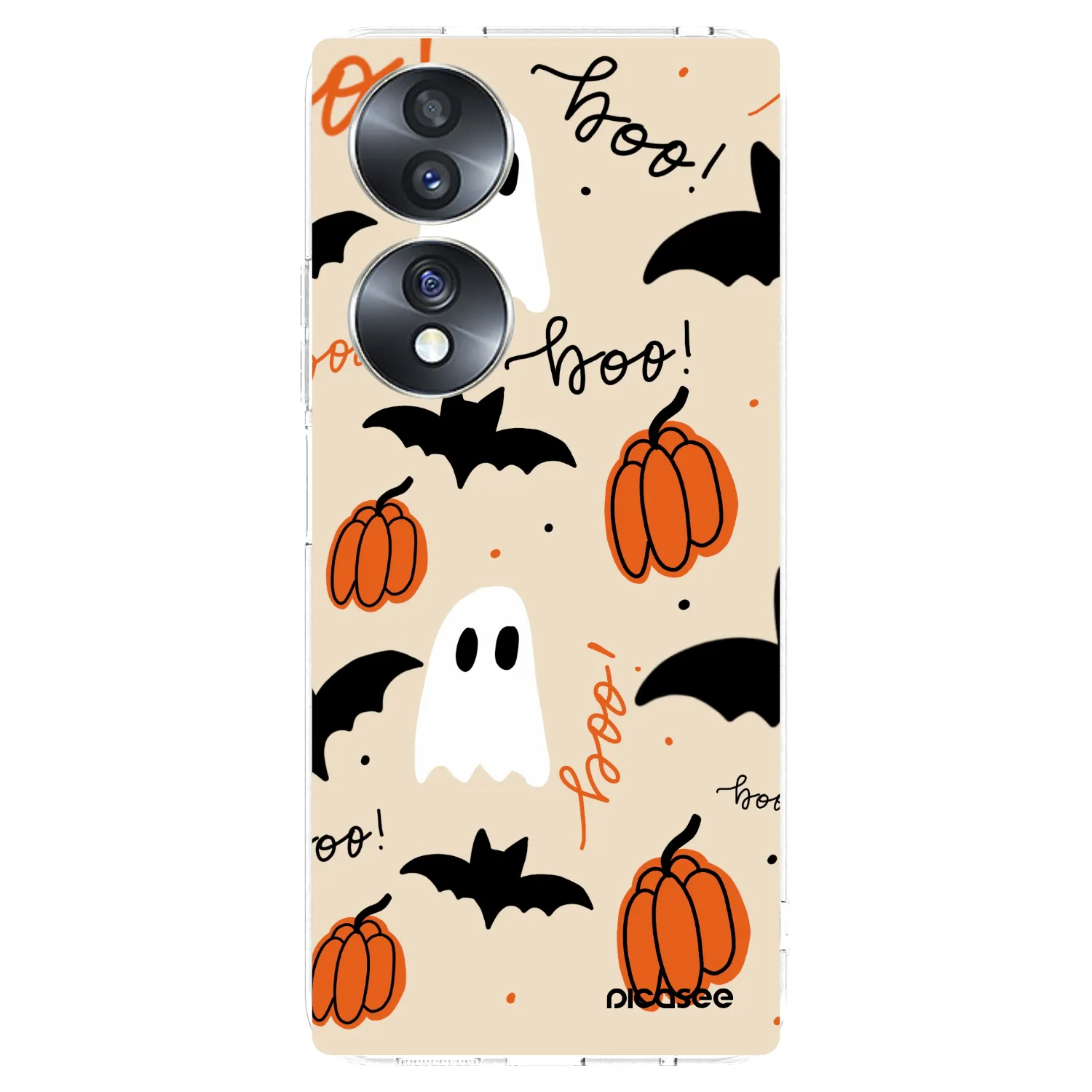Picasee silikonowe przeźroczyste etui na Honor 70 - Halloween 26
