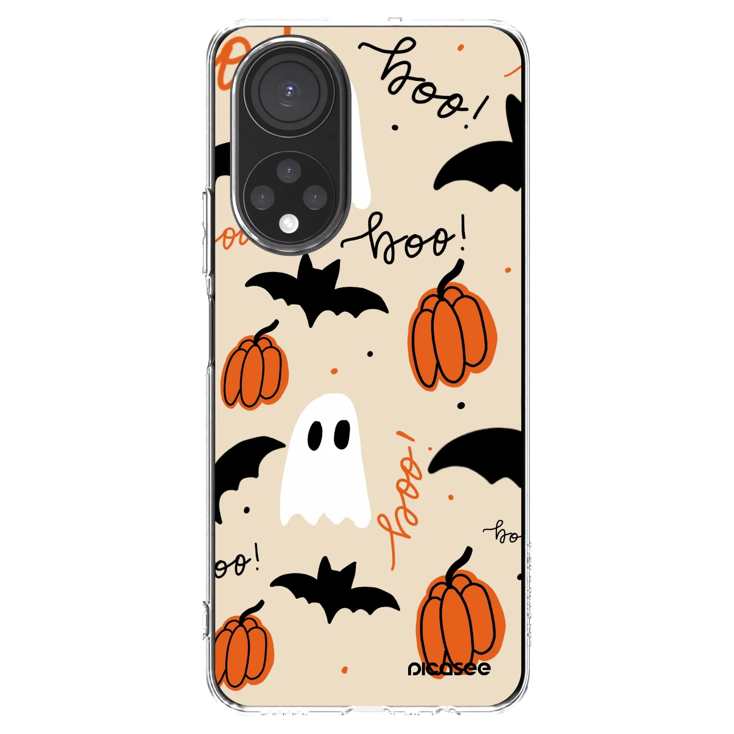 Picasee silikonowe przeźroczyste etui na Honor X7 - Halloween 26