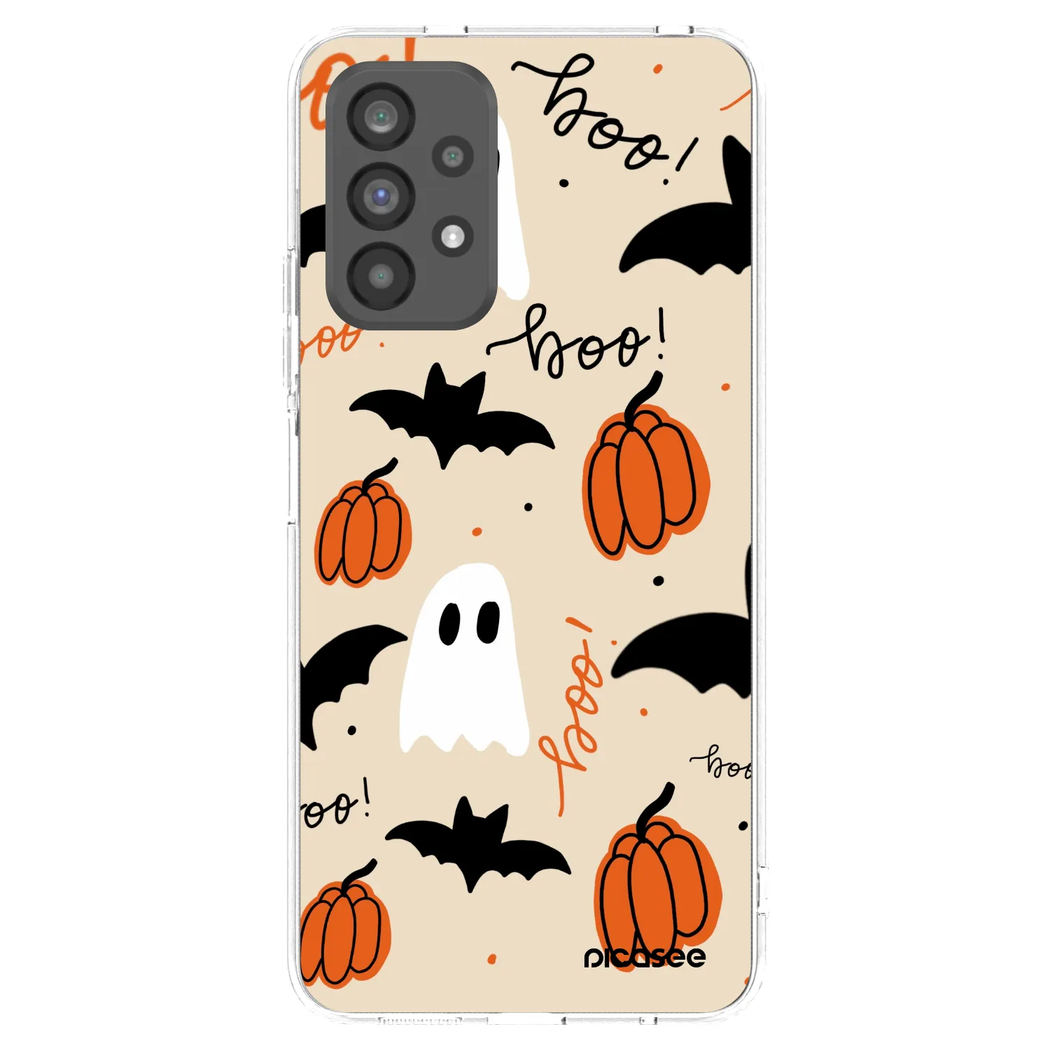 Picasee silikonowe przeźroczyste etui na Samsung Galaxy A73 5G - Halloween 26