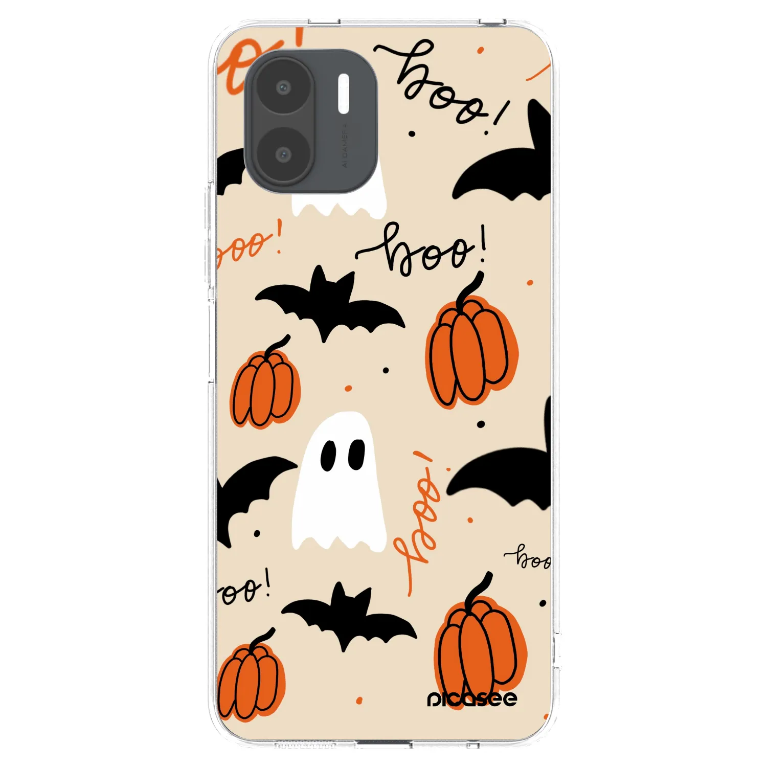 Picasee silikonowe przeźroczyste etui na Xiaomi Redmi A1 - Halloween 26
