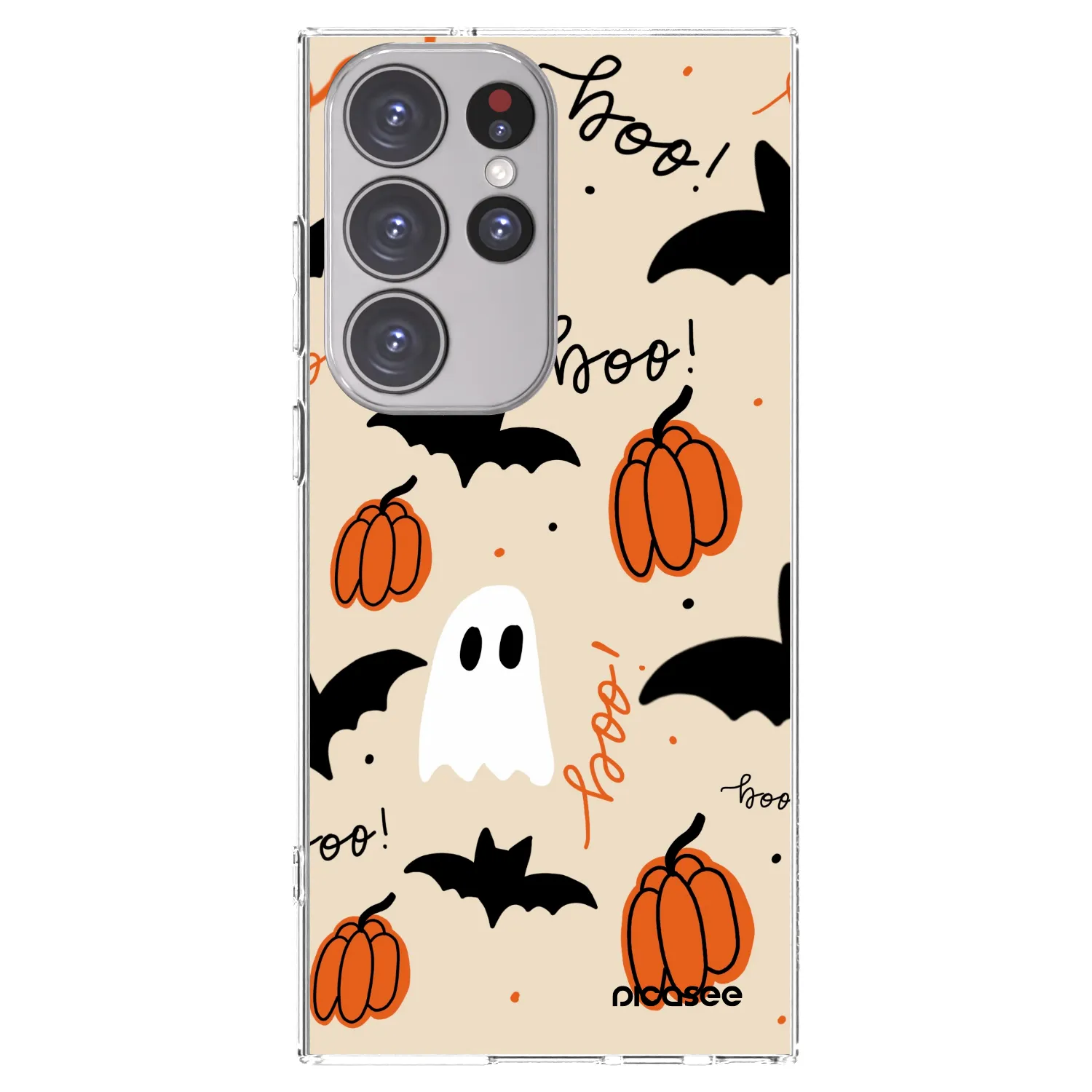 Picasee silikonowe przeźroczyste etui na Samsung Galaxy S23 Ultra 5G - Halloween 26