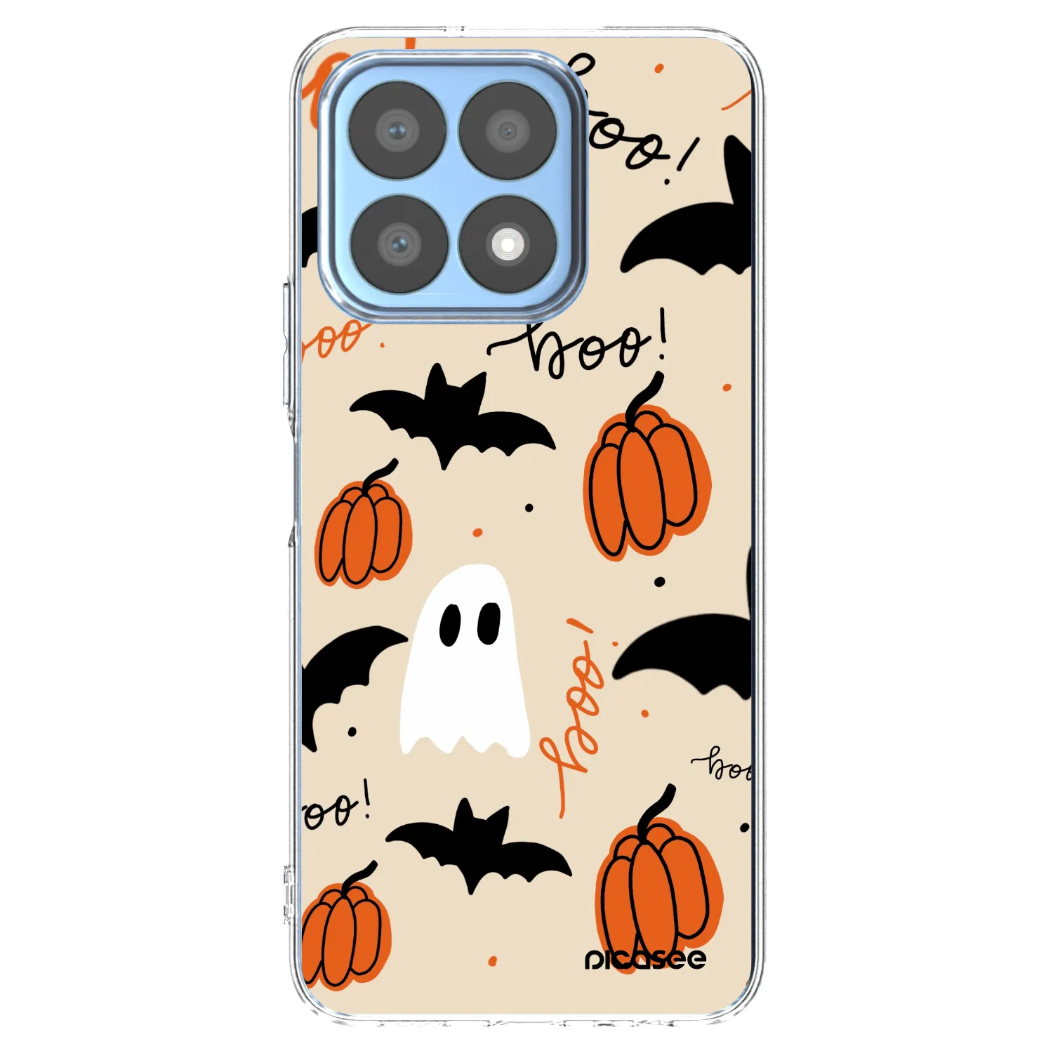 Picasee silikonowe przeźroczyste etui na Honor X8a - Halloween 26