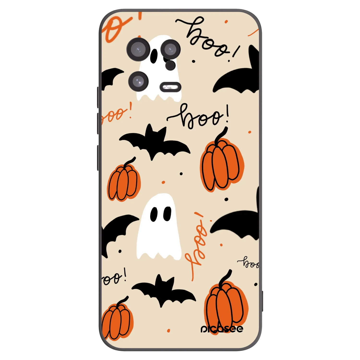 Picasee silikonowe czarne etui na Xiaomi 13 - Halloween 26