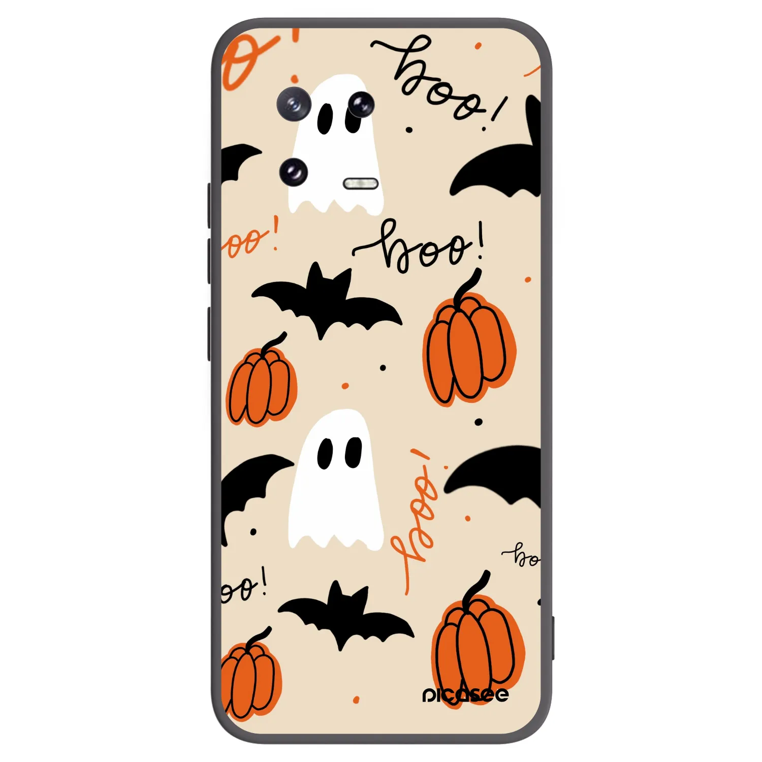 Picasee silikonowe czarne etui na Xiaomi 13 Pro - Halloween 26