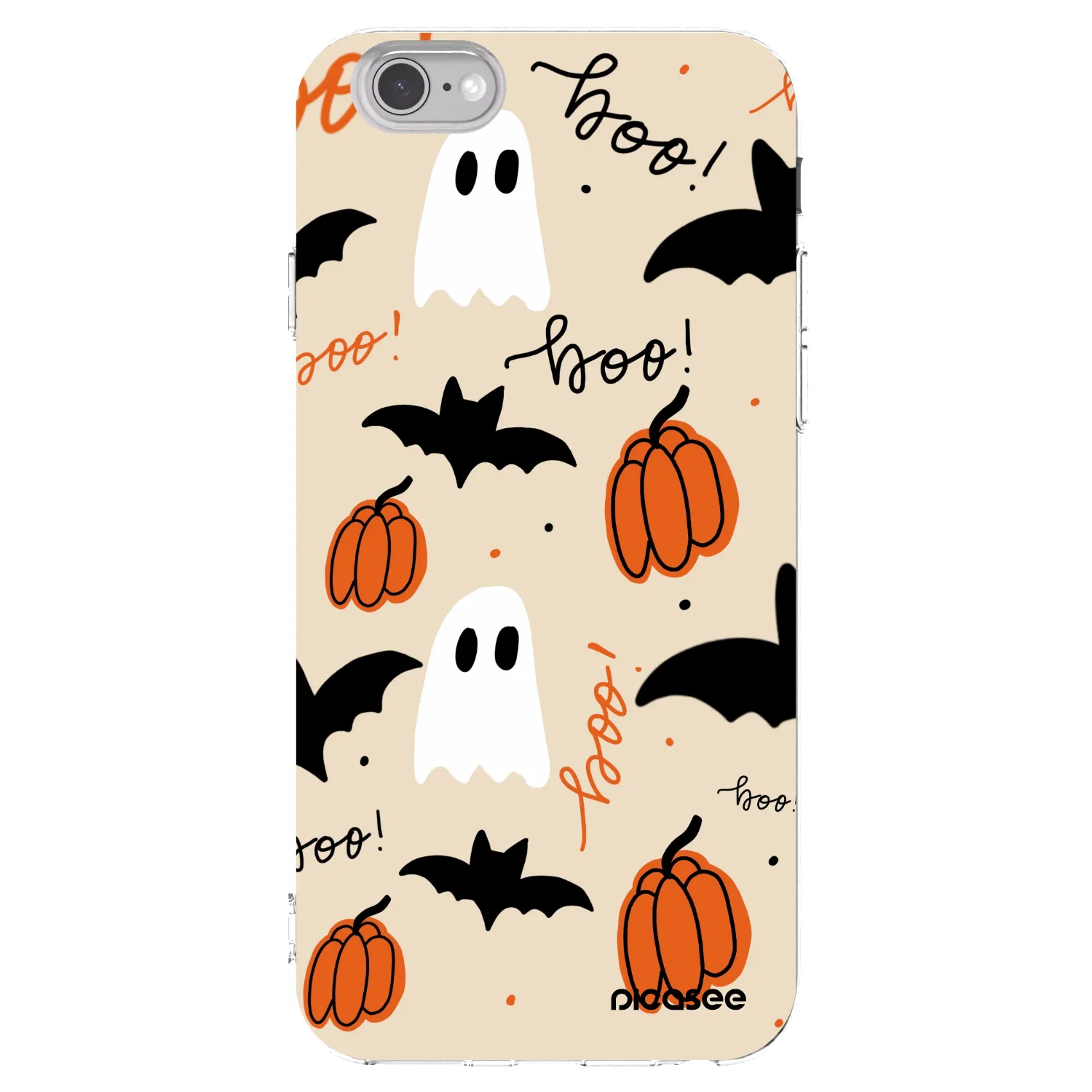 Picasee silikonowe przeźroczyste etui na Apple iPhone 6/6S - Halloween 26