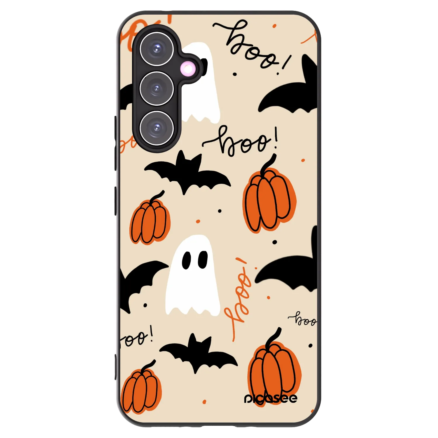 Picasee silikonowe czarne etui na Samsung Galaxy A54 5G A546B - Halloween 26
