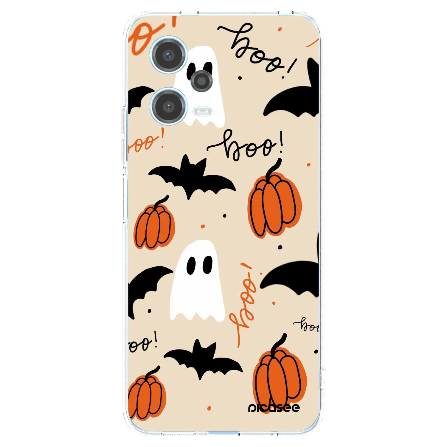 Picasee silikonowe przeźroczyste etui na Xiaomi Redmi Note 12 5G - Halloween 26