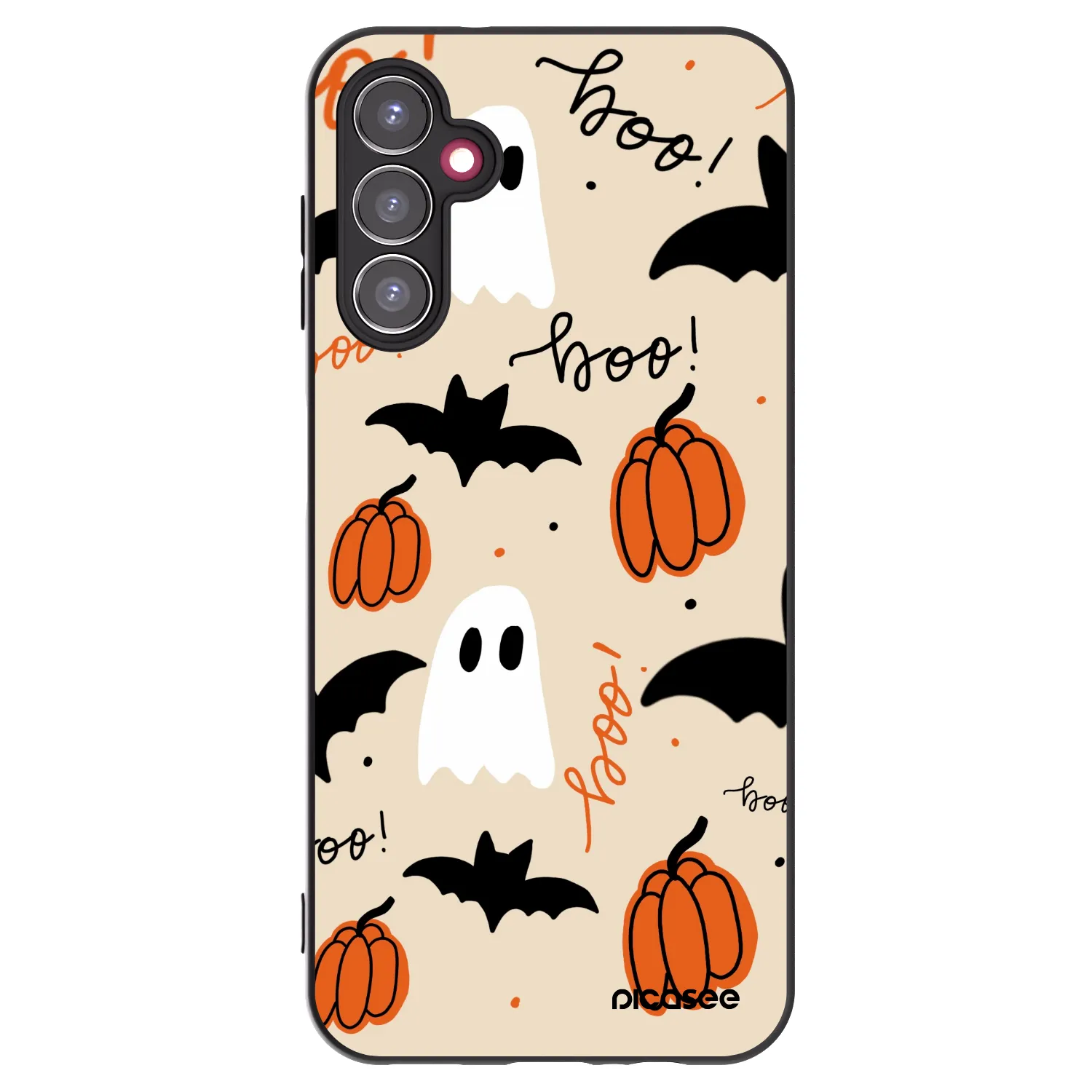 Picasee silikonowe czarne etui na Samsung Galaxy A14 5G A146P - Halloween 26