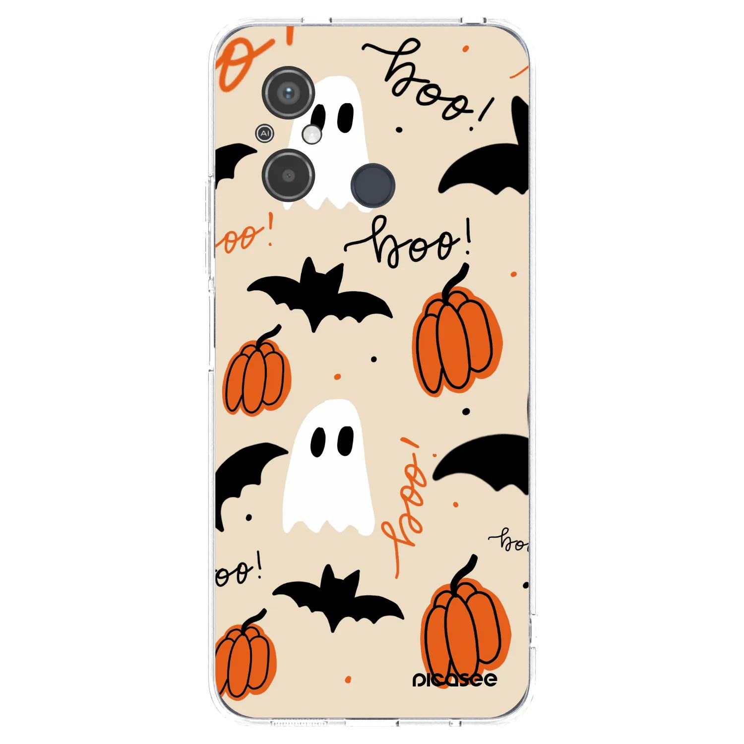 Picasee silikonowe przeźroczyste etui na Xiaomi Redmi 12C - Halloween 26