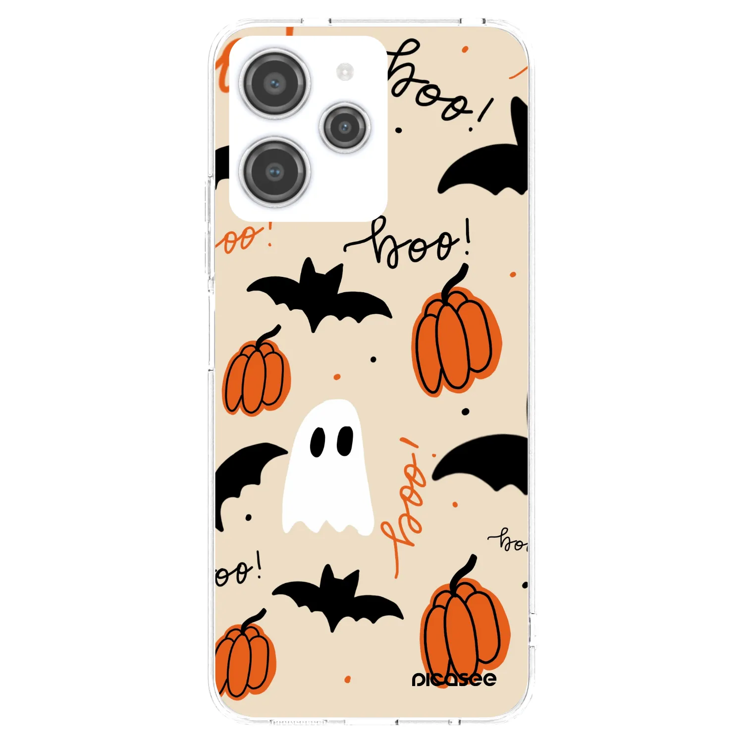 Picasee silikonowe przeźroczyste etui na Xiaomi Redmi 12 4G - Halloween 26