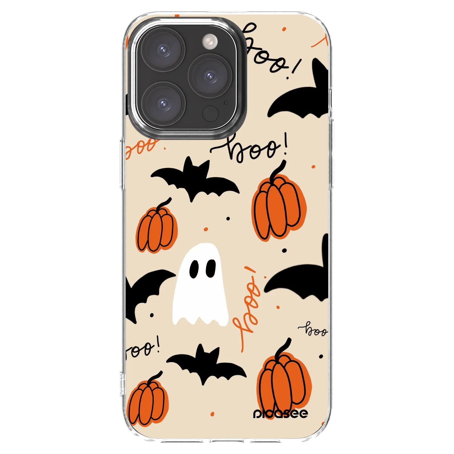 Picasee silikonowe przeźroczyste etui na Apple iPhone 15 Pro Max - Halloween 26