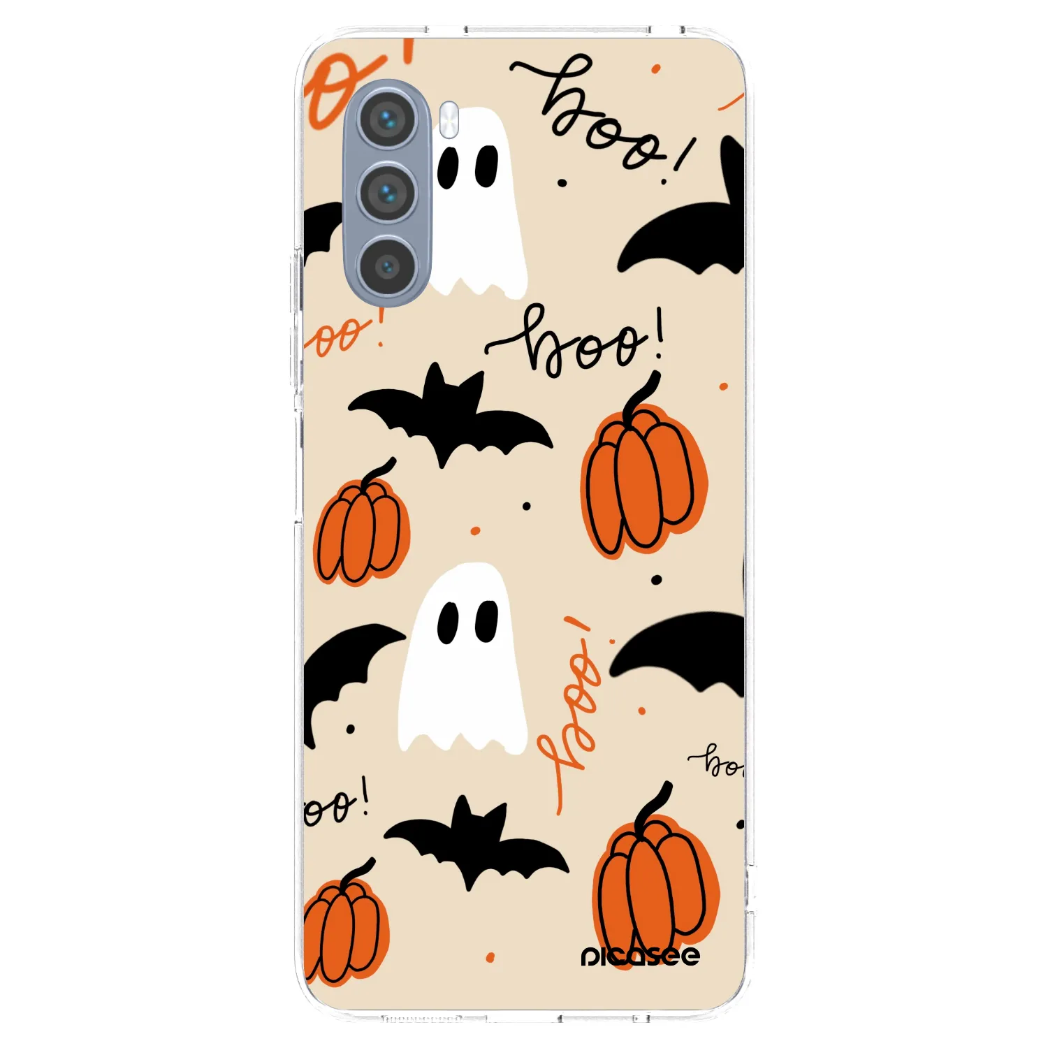 Picasee silikonowe przeźroczyste etui na Motorola Moto G62 - Halloween 26