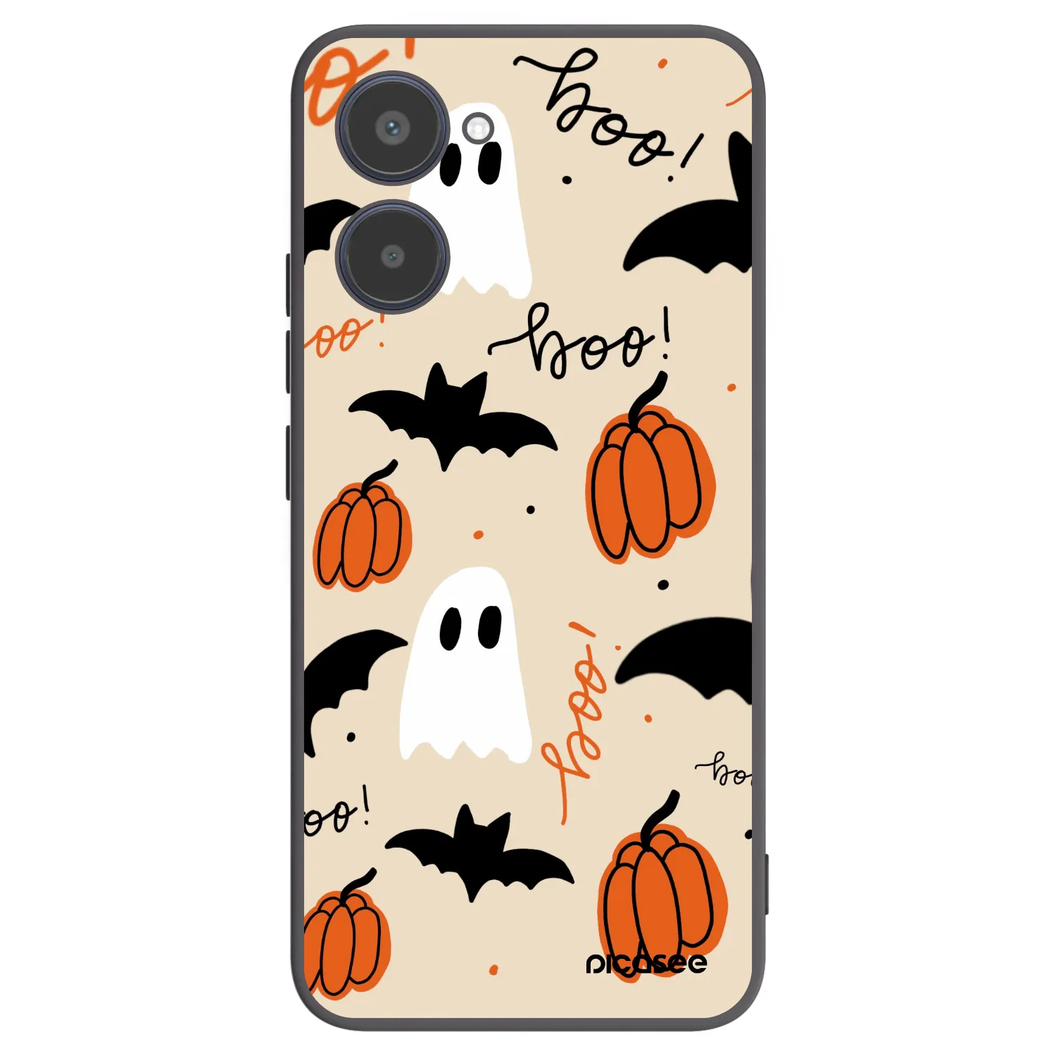 Picasee silikonowe czarne etui na Realme 10 4G - Halloween 26