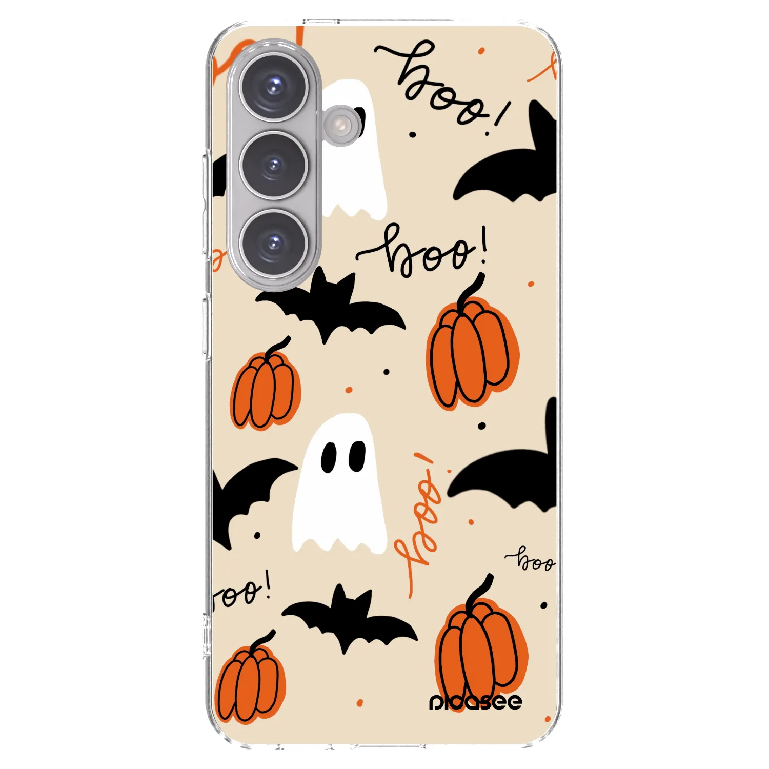 Picasee silikonowe przeźroczyste etui na Samsung Galaxy S24 S921B 5G - Halloween 26