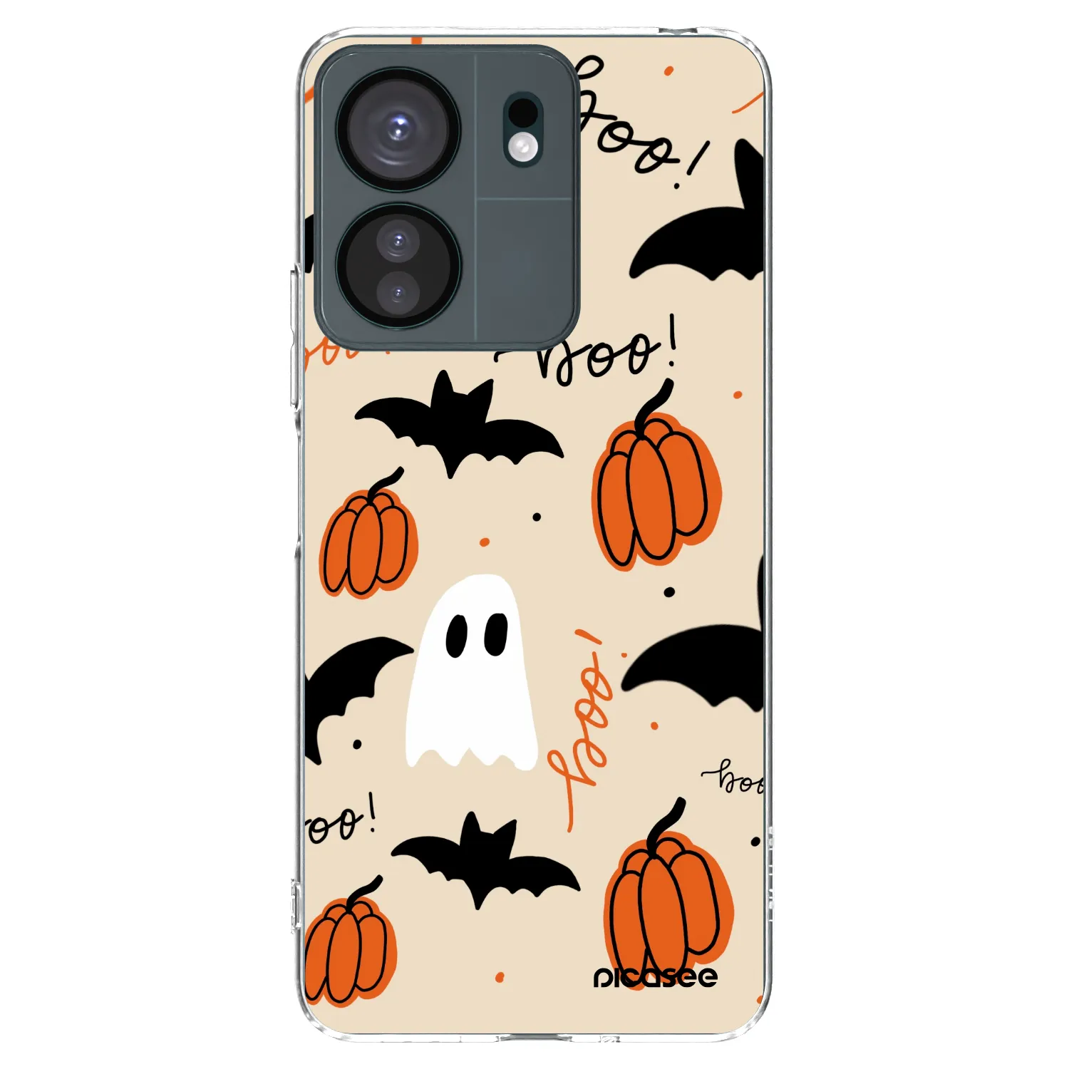 Picasee silikonowe przeźroczyste etui na Xiaomi Redmi 13C 4G - Halloween 26