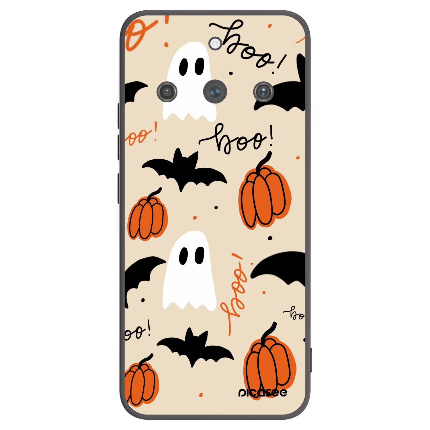 Picasee silikonowe czarne etui na Realme 11 Pro+ - Halloween 26