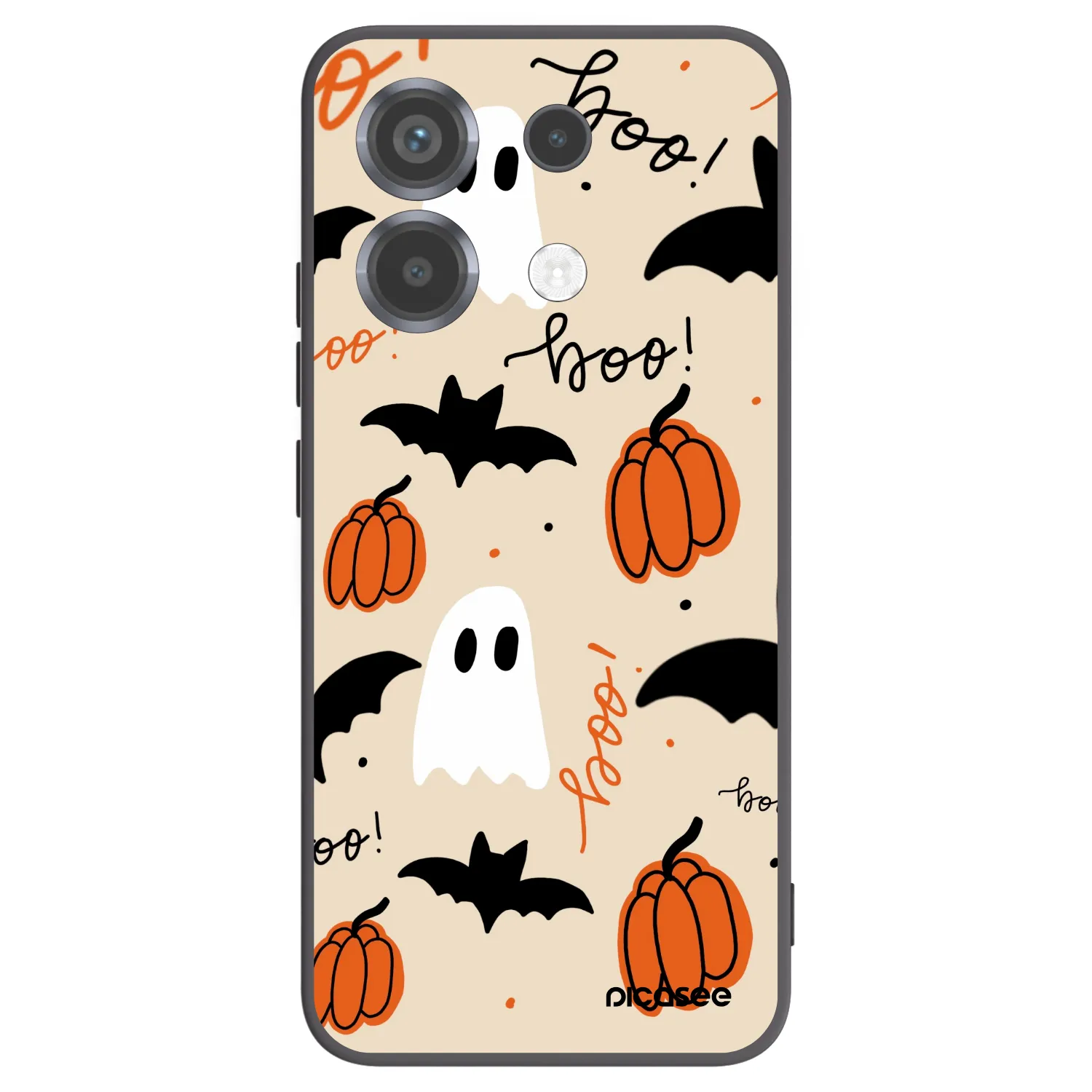 Picasee silikonowe czarne etui na Xiaomi Poco X6 - Halloween 26