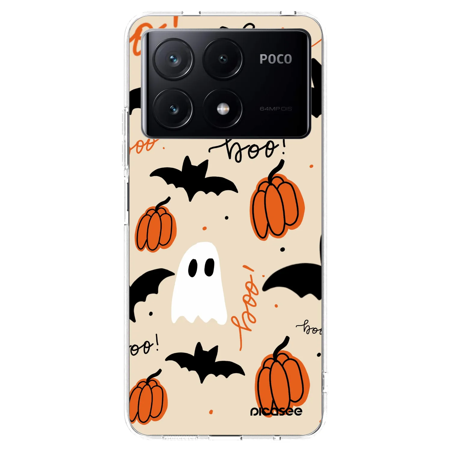 Picasee silikonowe przeźroczyste etui na Xiaomi Poco X6 Pro - Halloween 26