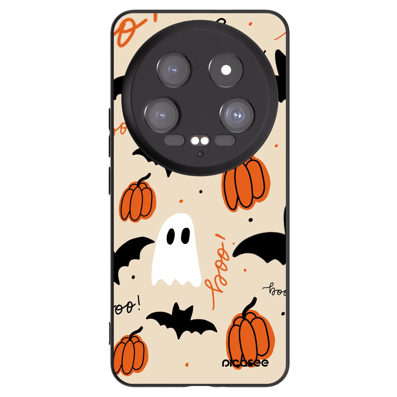 Picasee silikonowe czarne etui na Xiaomi 14 Ultra - Halloween 26