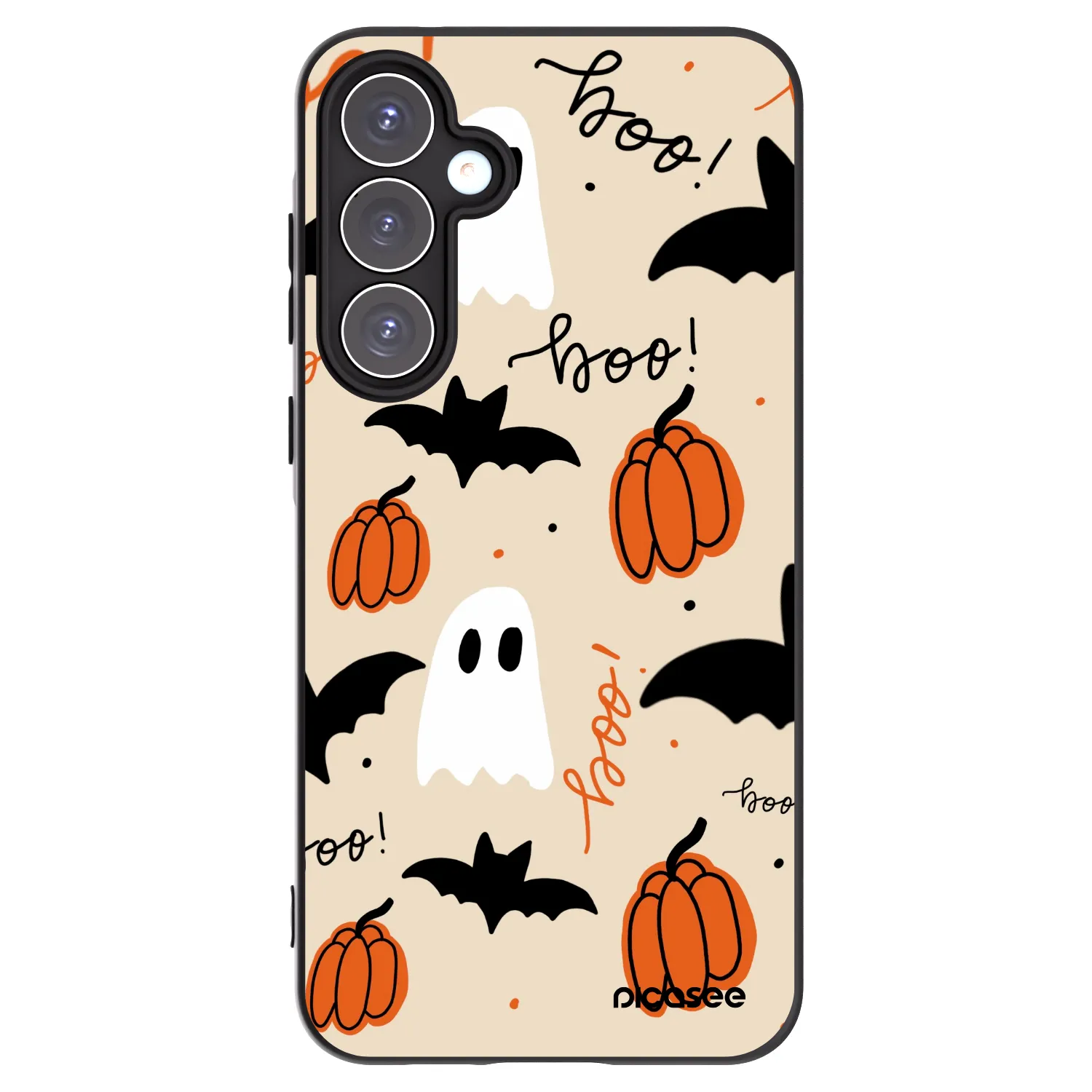 Picasee silikonowe czarne etui na Samsung Galaxy A55 5G A556B - Halloween 26