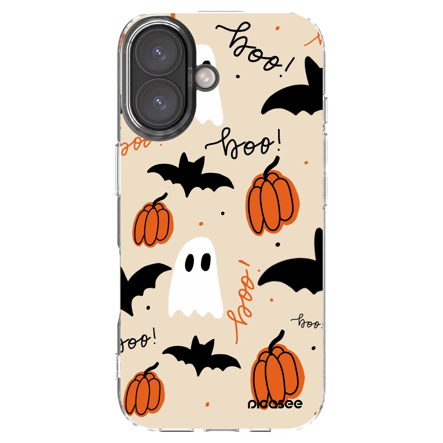 Picasee silikonowe przeźroczyste etui na Apple iPhone 16 - Halloween 26