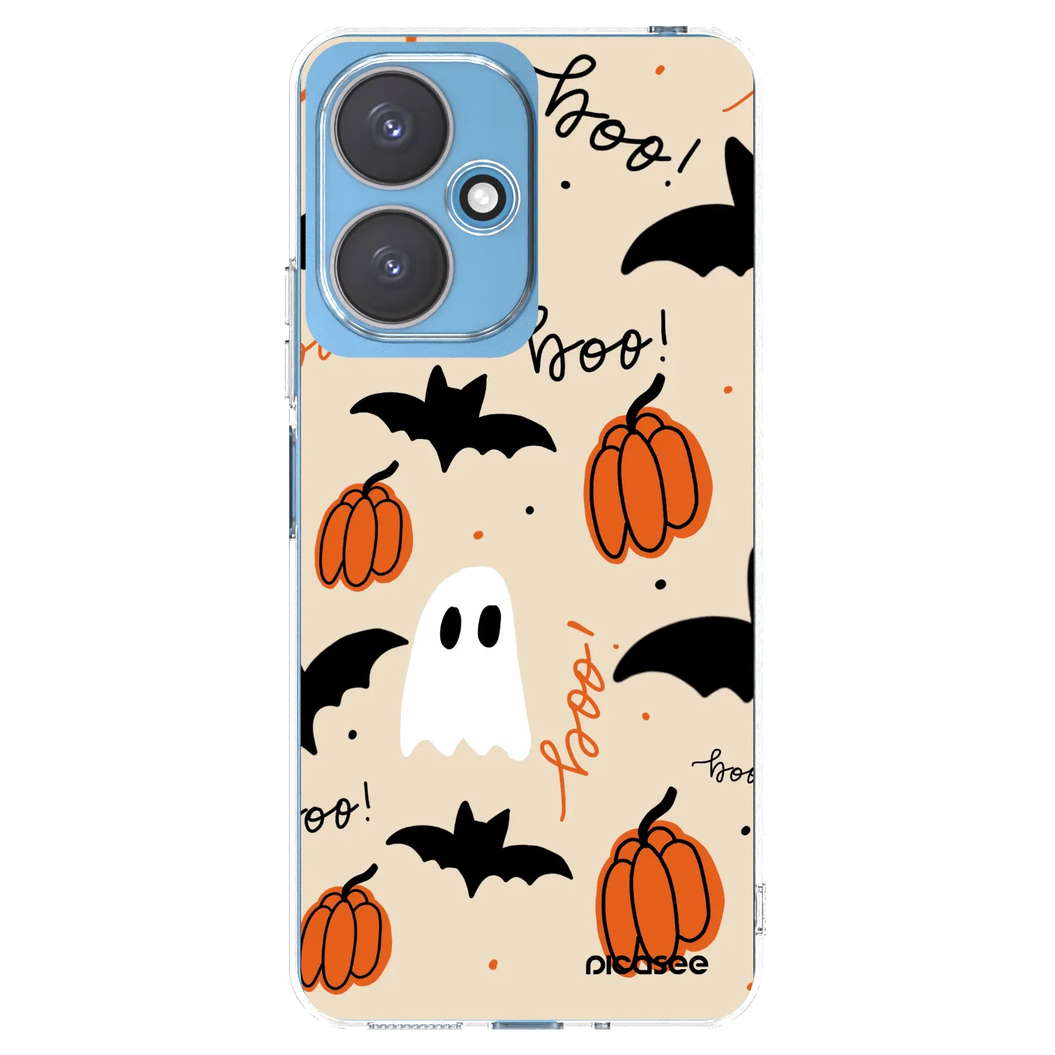 Picasee silikonowe przeźroczyste etui na Xiaomi Redmi 13C 5G - Halloween 26