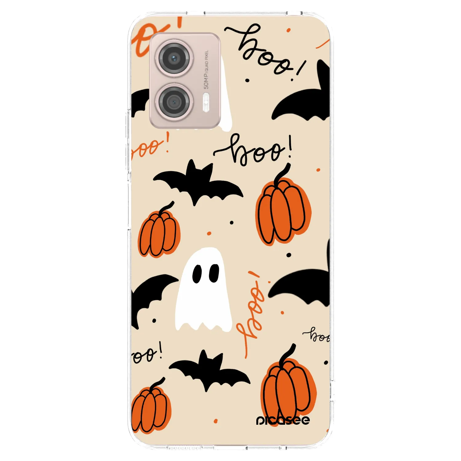 Picasee silikonowe przeźroczyste etui na Motorola Moto G53 5G - Halloween 26