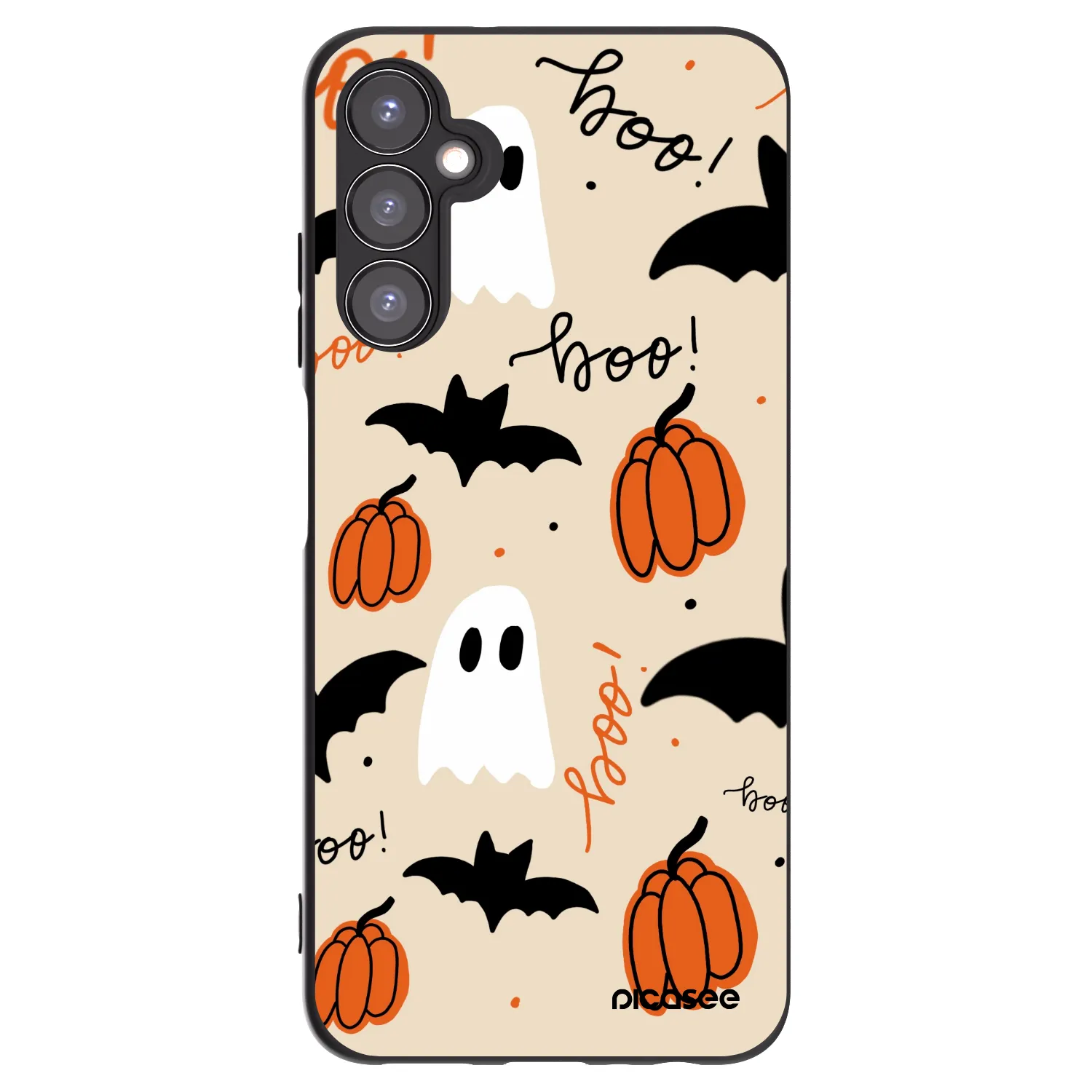 Picasee silikonowe czarne etui na Samsung Galaxy A05s A057G - Halloween 26