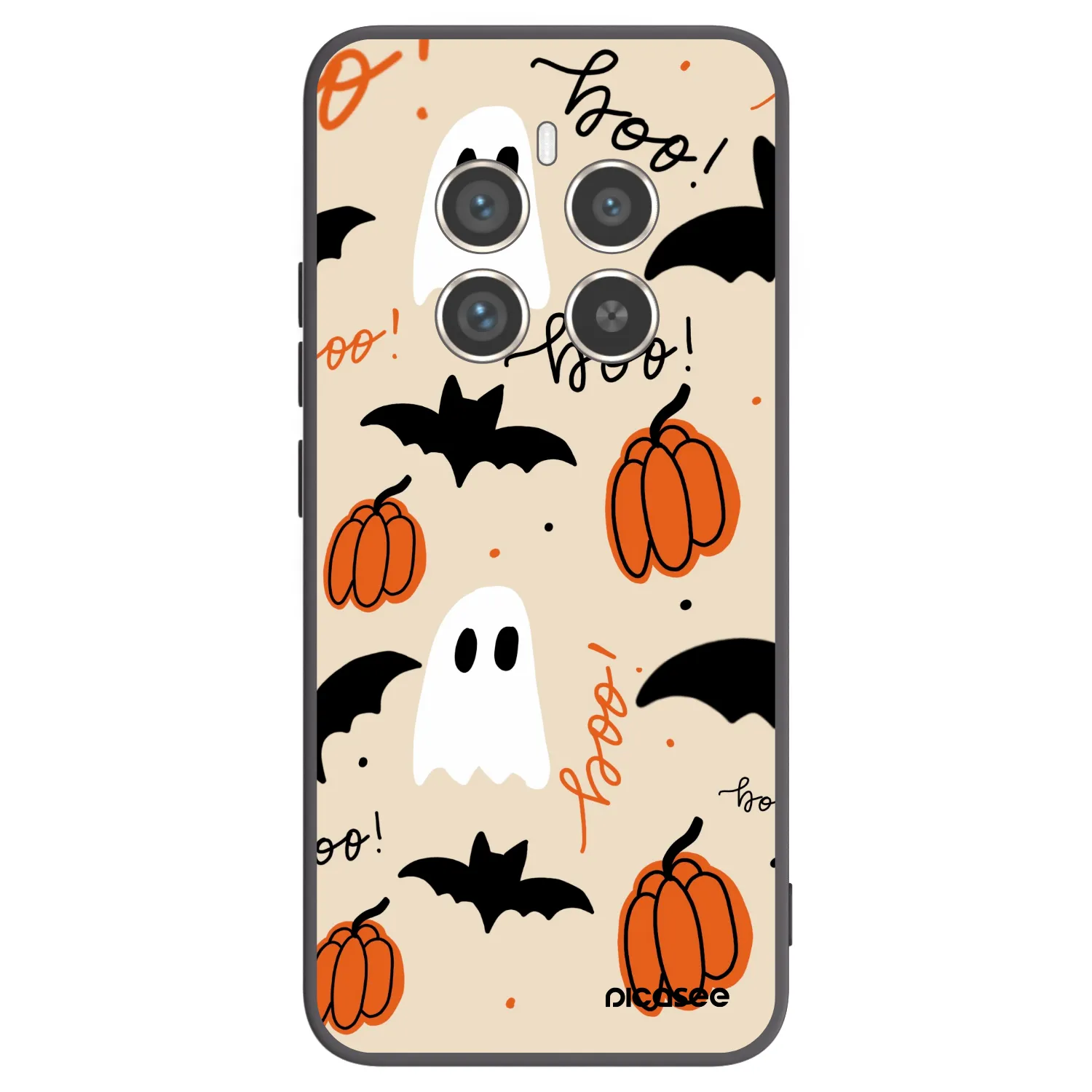 Picasee silikonowe czarne etui na Realme 12 Pro 5G - Halloween 26